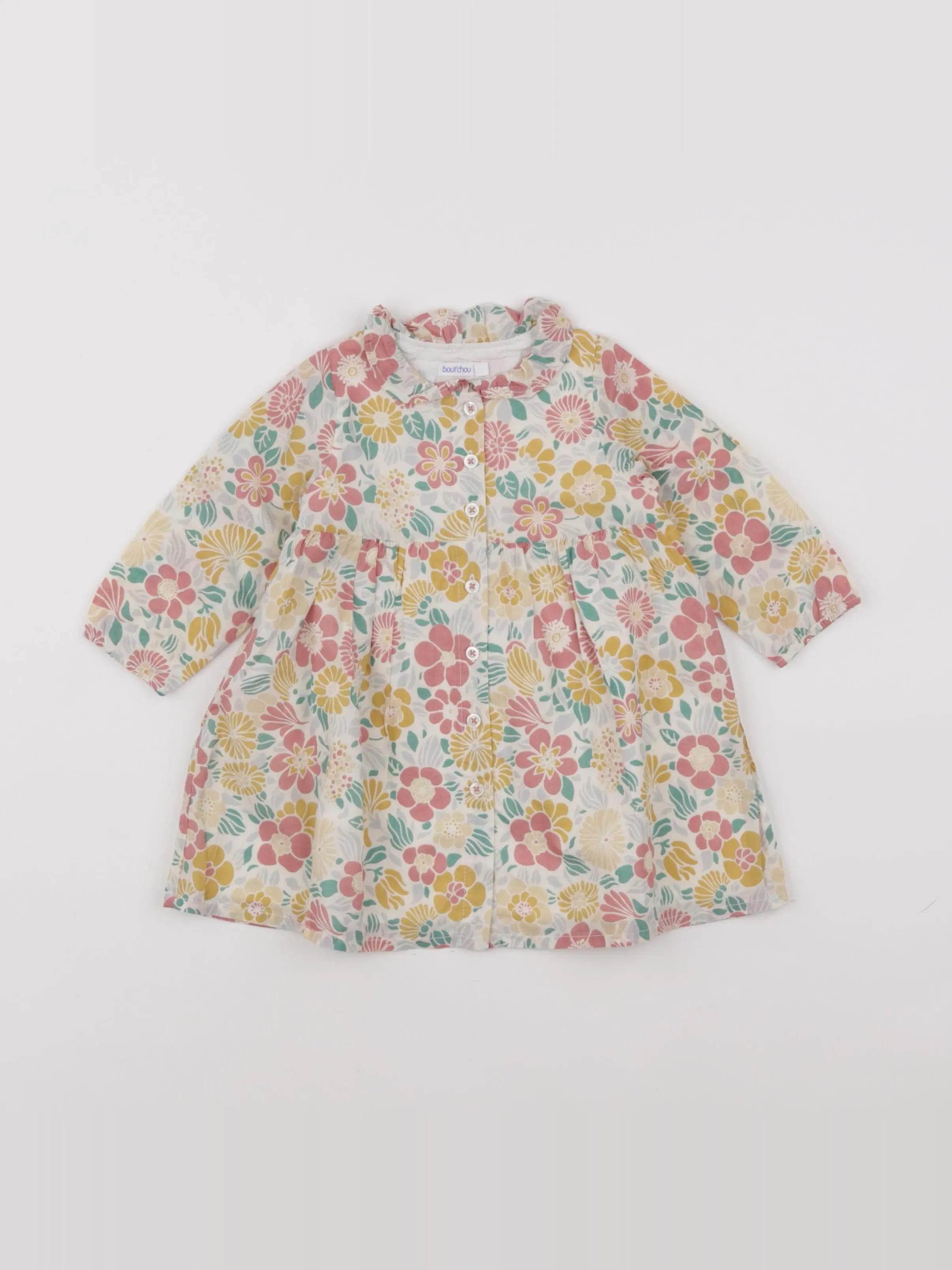 Boutchou - robe multicolore - 6 mois