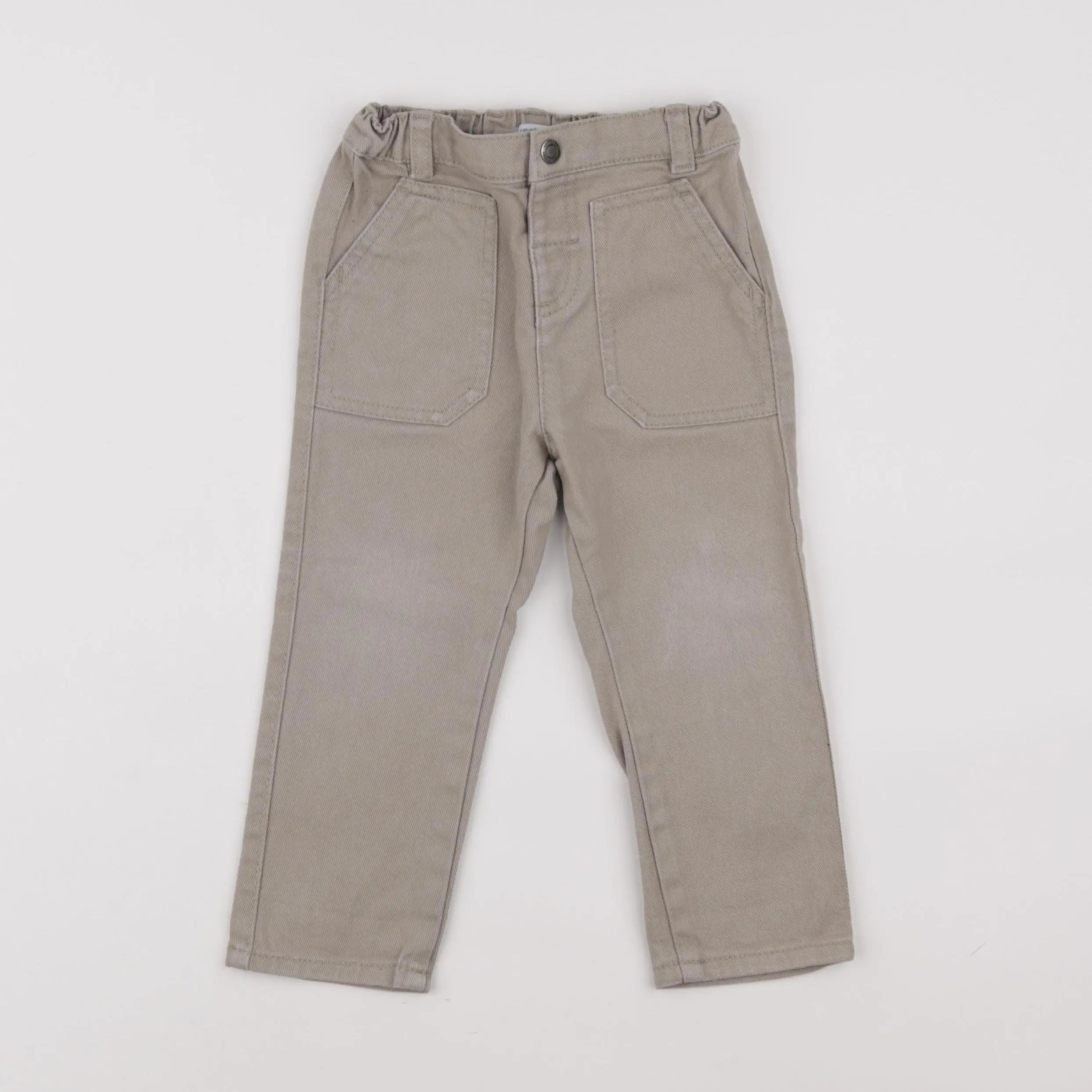 Vertbaudet - jean beige - 2 ans