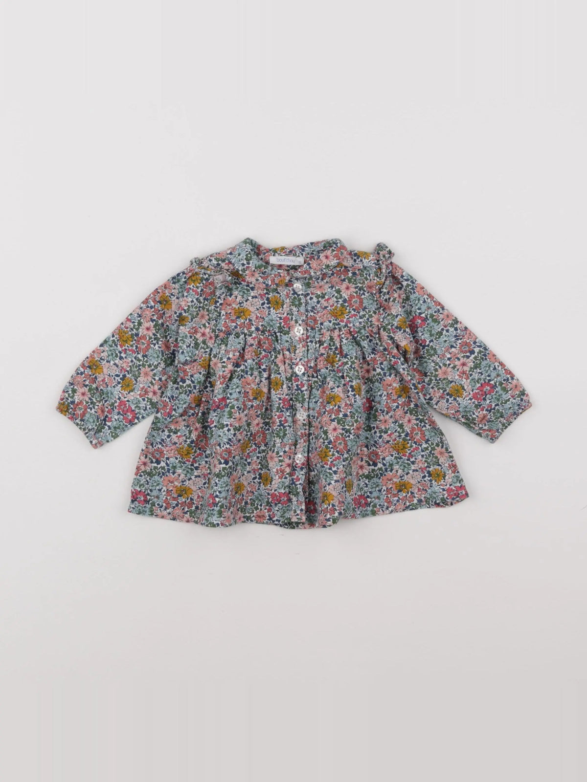 Boutchou - blouse multicolore - 6 mois