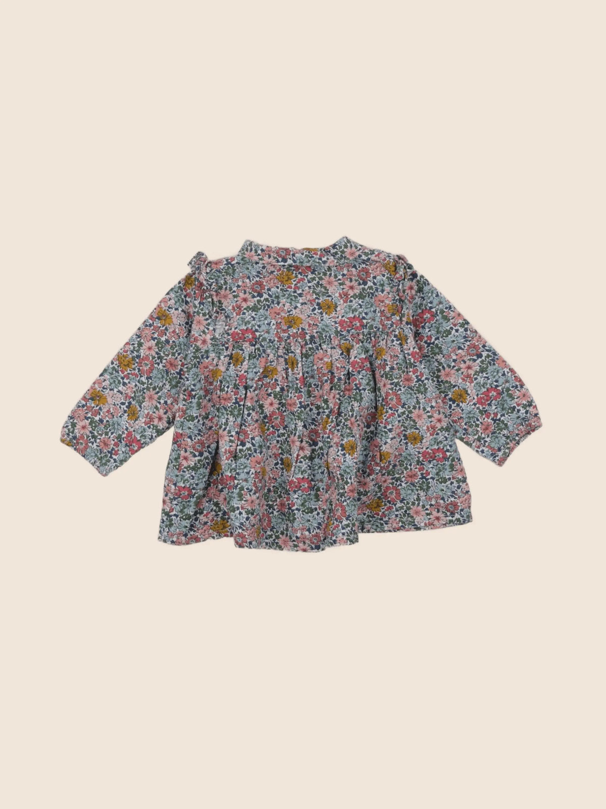 Boutchou - blouse multicolore - 6 mois