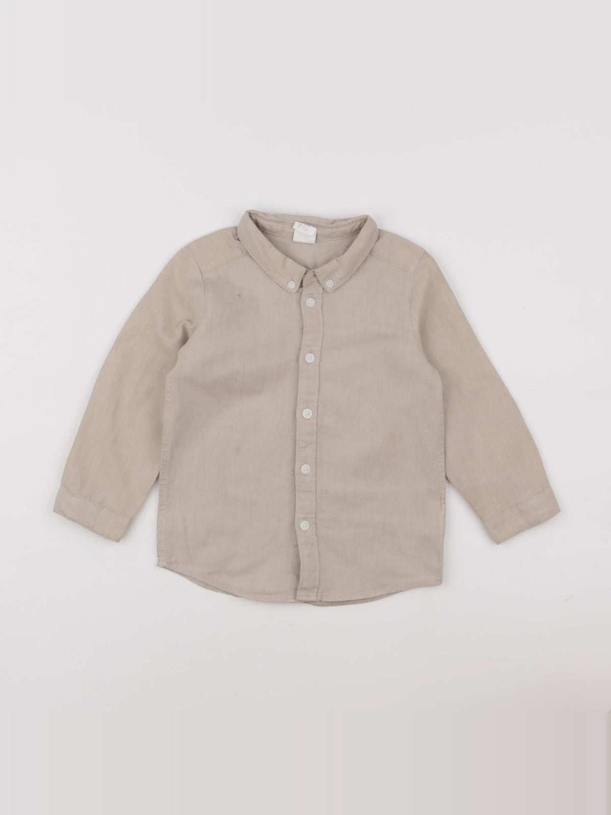 H&M - chemise beige - 18/24 mois