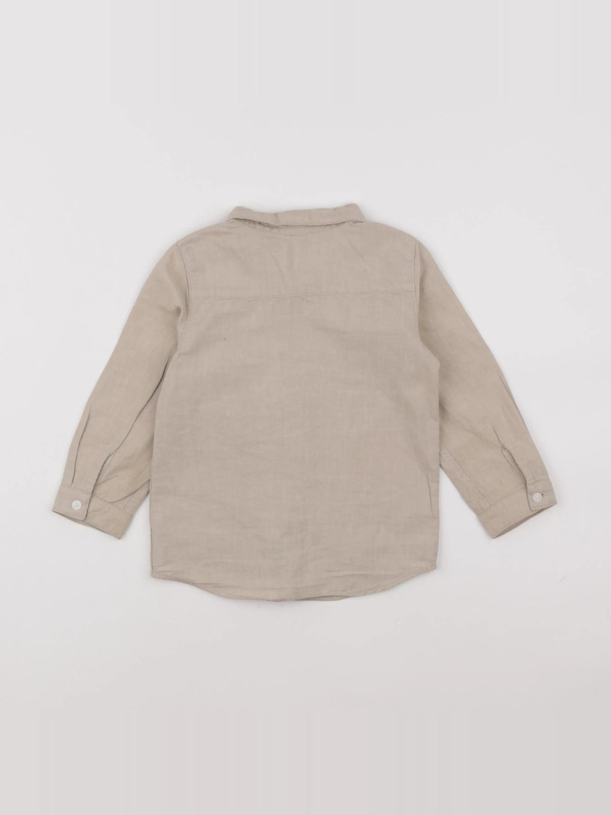 H&M - chemise beige - 18/24 mois