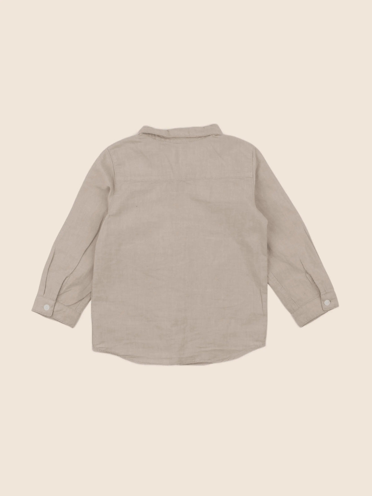H&M - chemise beige - 18/24 mois