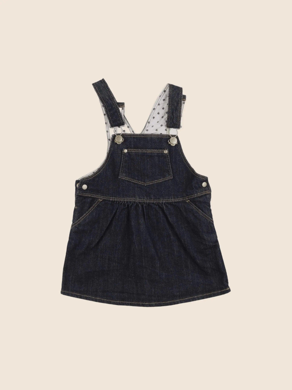 Petit Bateau - robe bleu - 12 mois