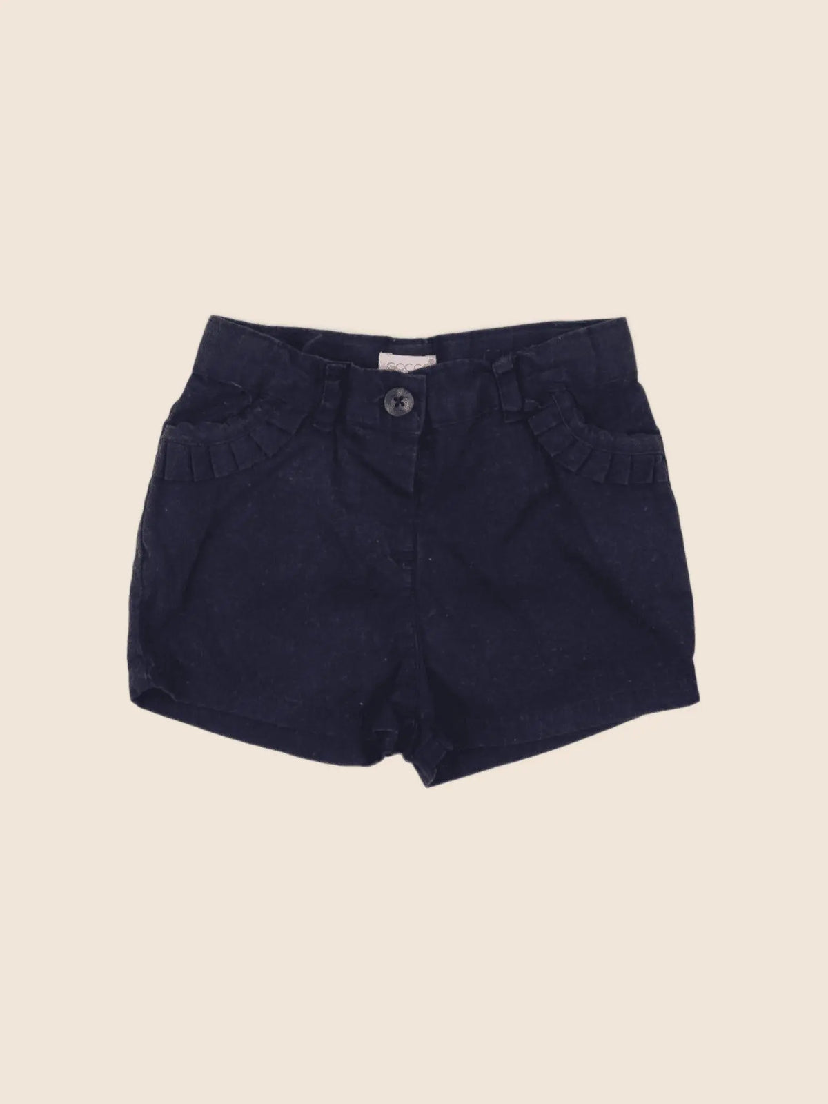 Gocco - short bleu - 6/9 mois