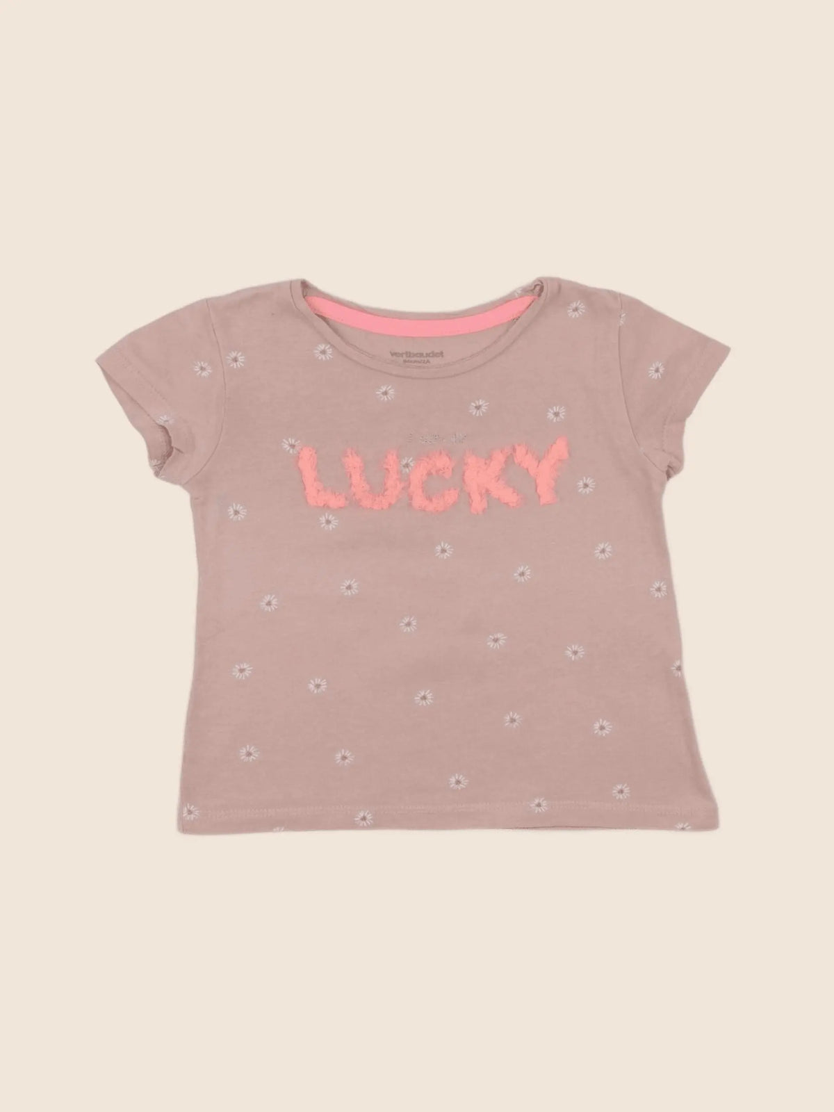Vertbaudet - tee-shirt rose - 2 ans