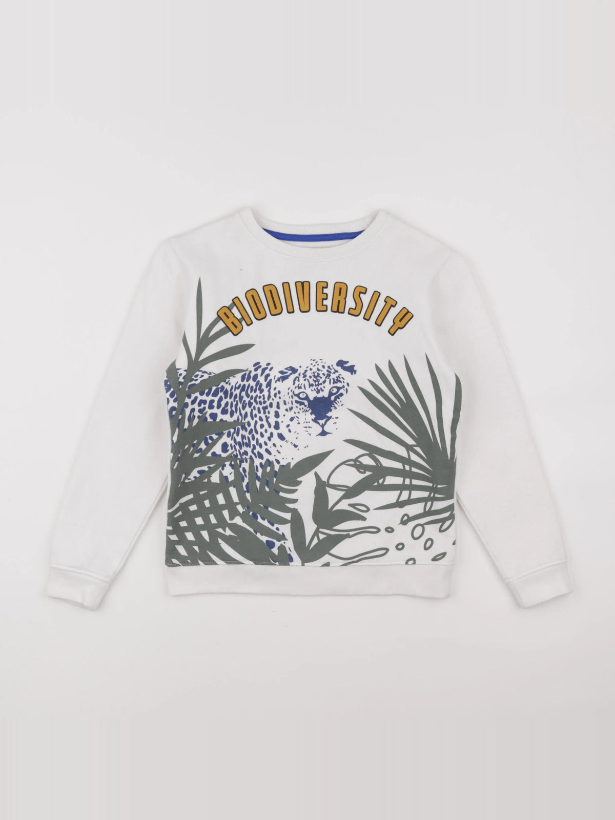 Vertbaudet - sweat blanc - 10 ans