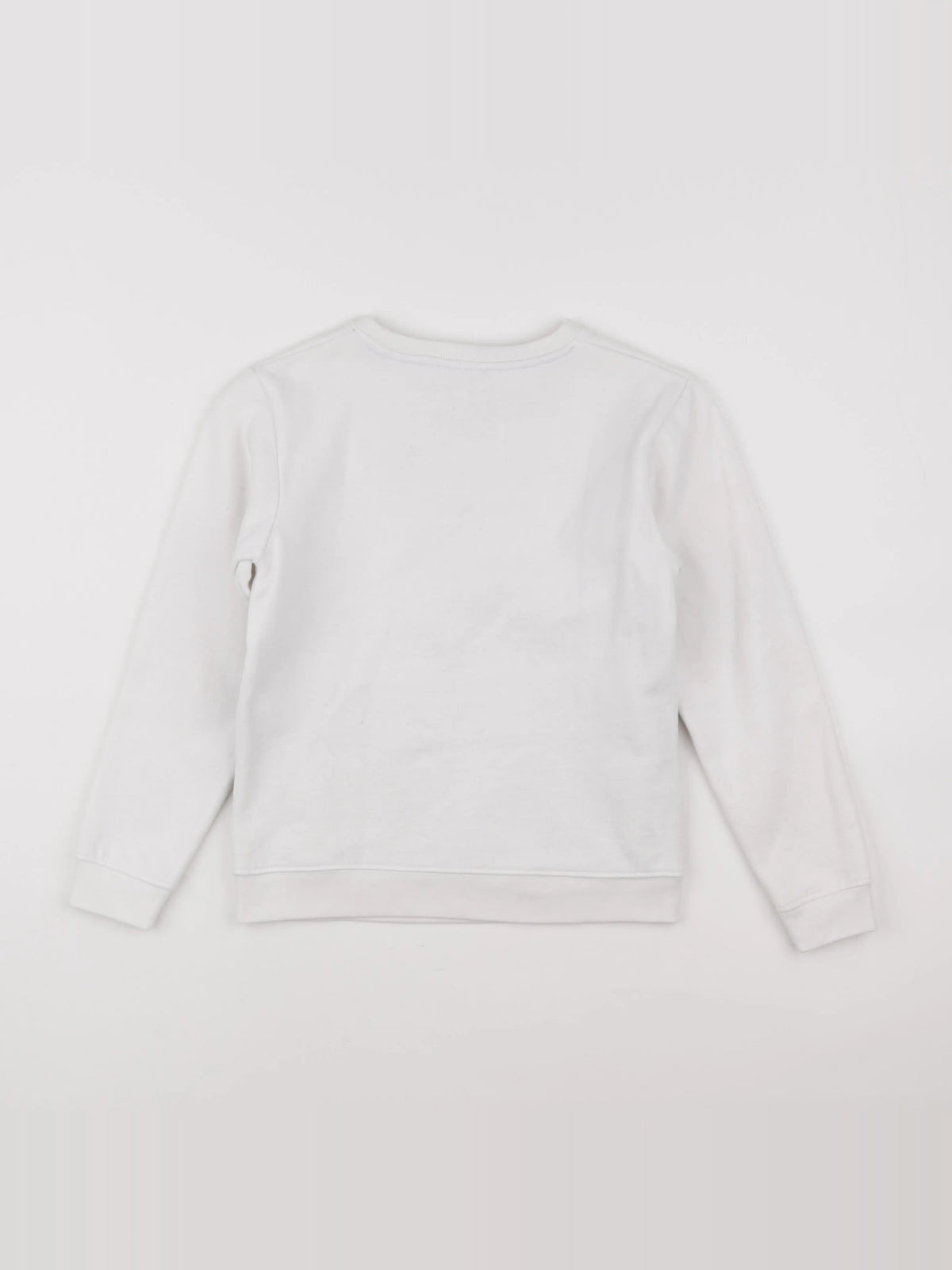 Vertbaudet - sweat blanc - 10 ans