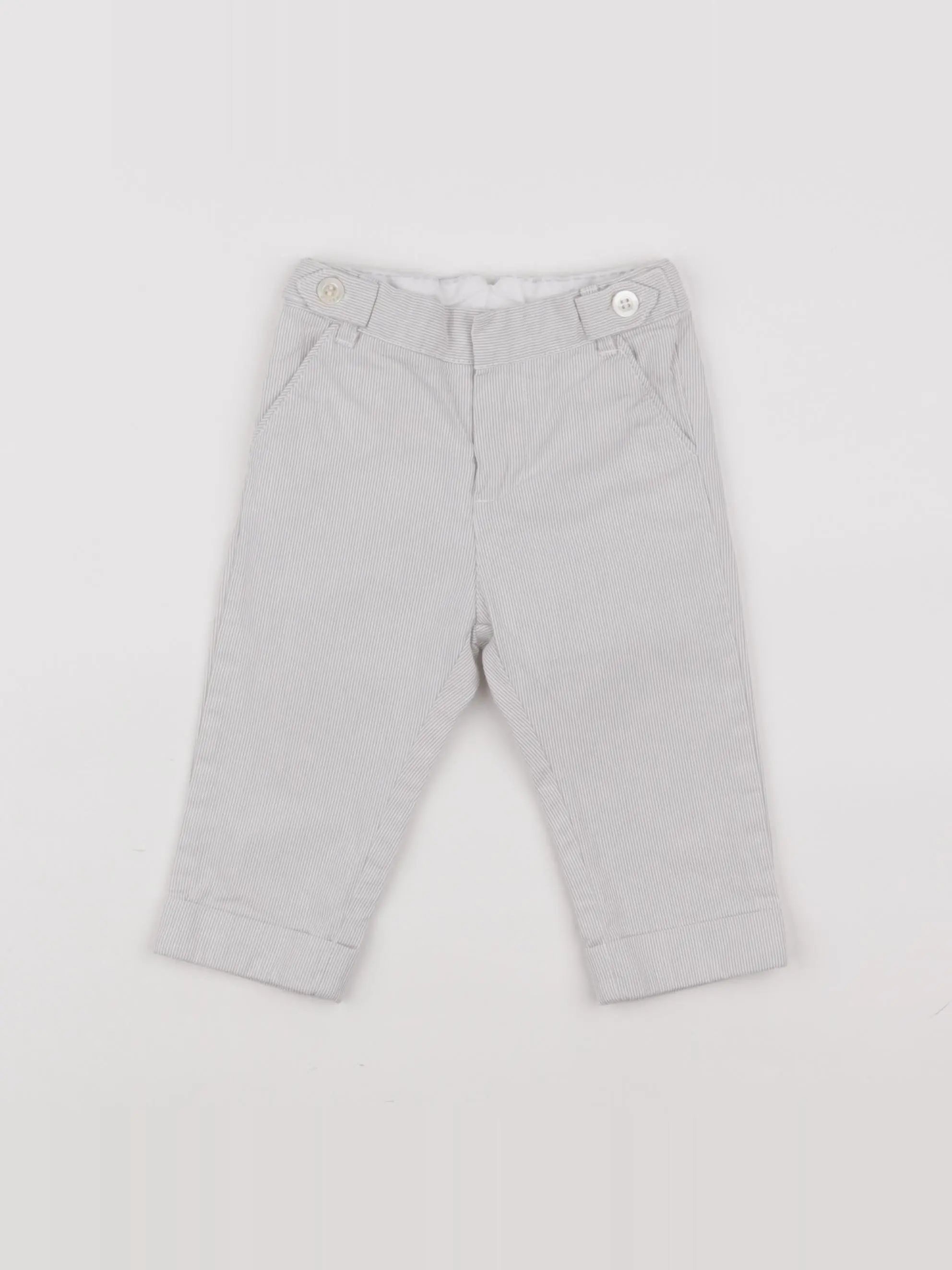 Jacadi - pantalon gris - 12 mois