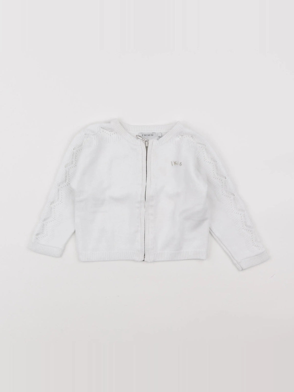 IKKS - gilet blanc - 18 mois