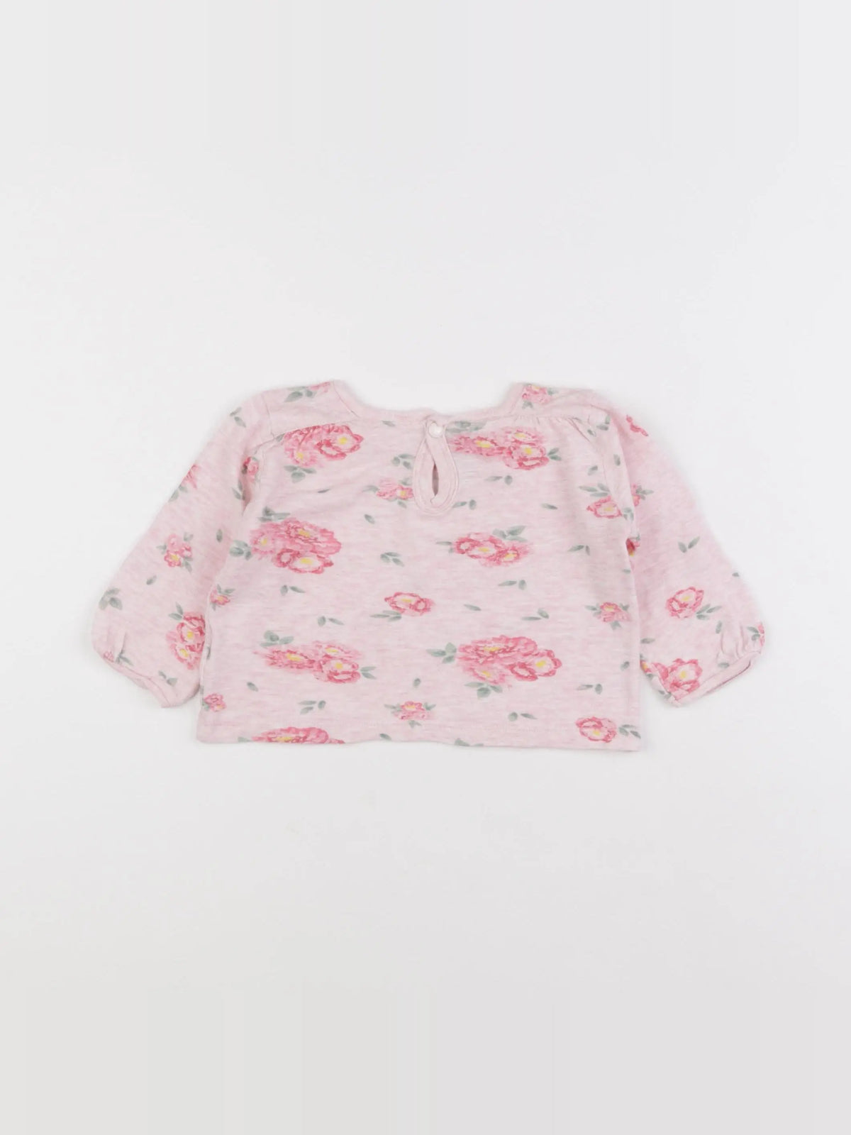 Petit Bateau - tee-shirt rose - 6 mois
