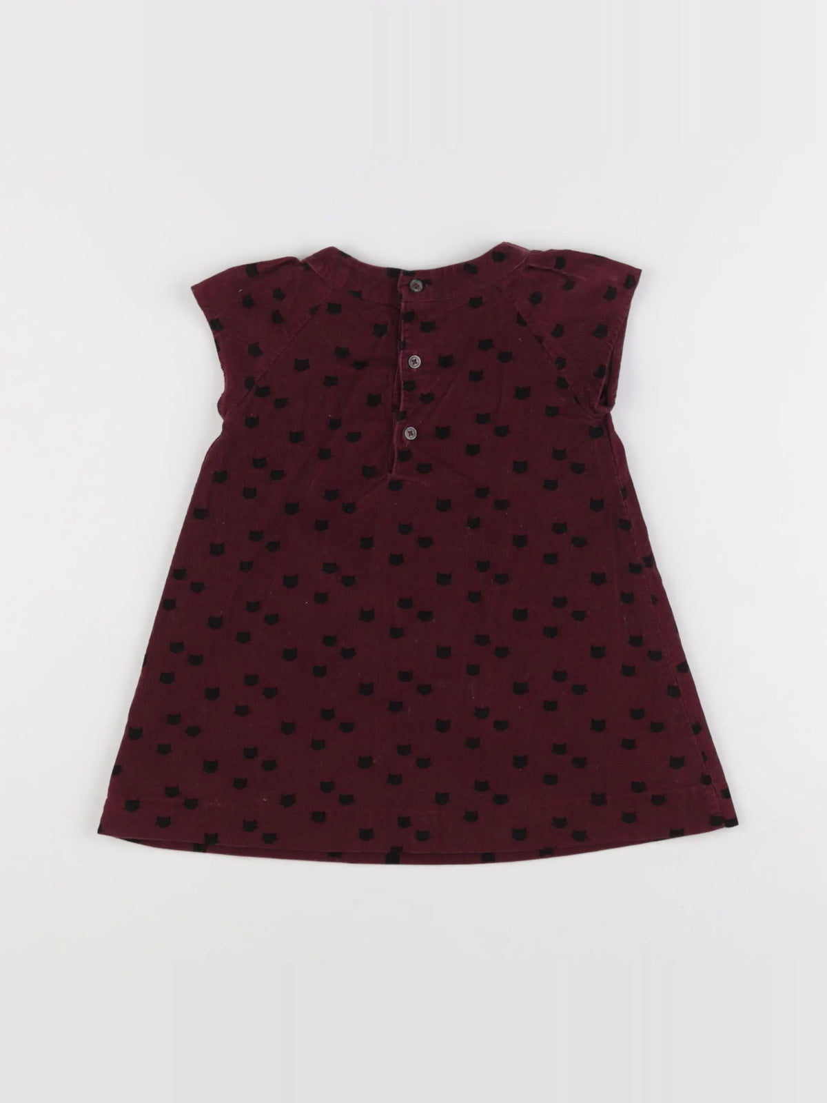 Boutchou - robe rouge - 12 mois