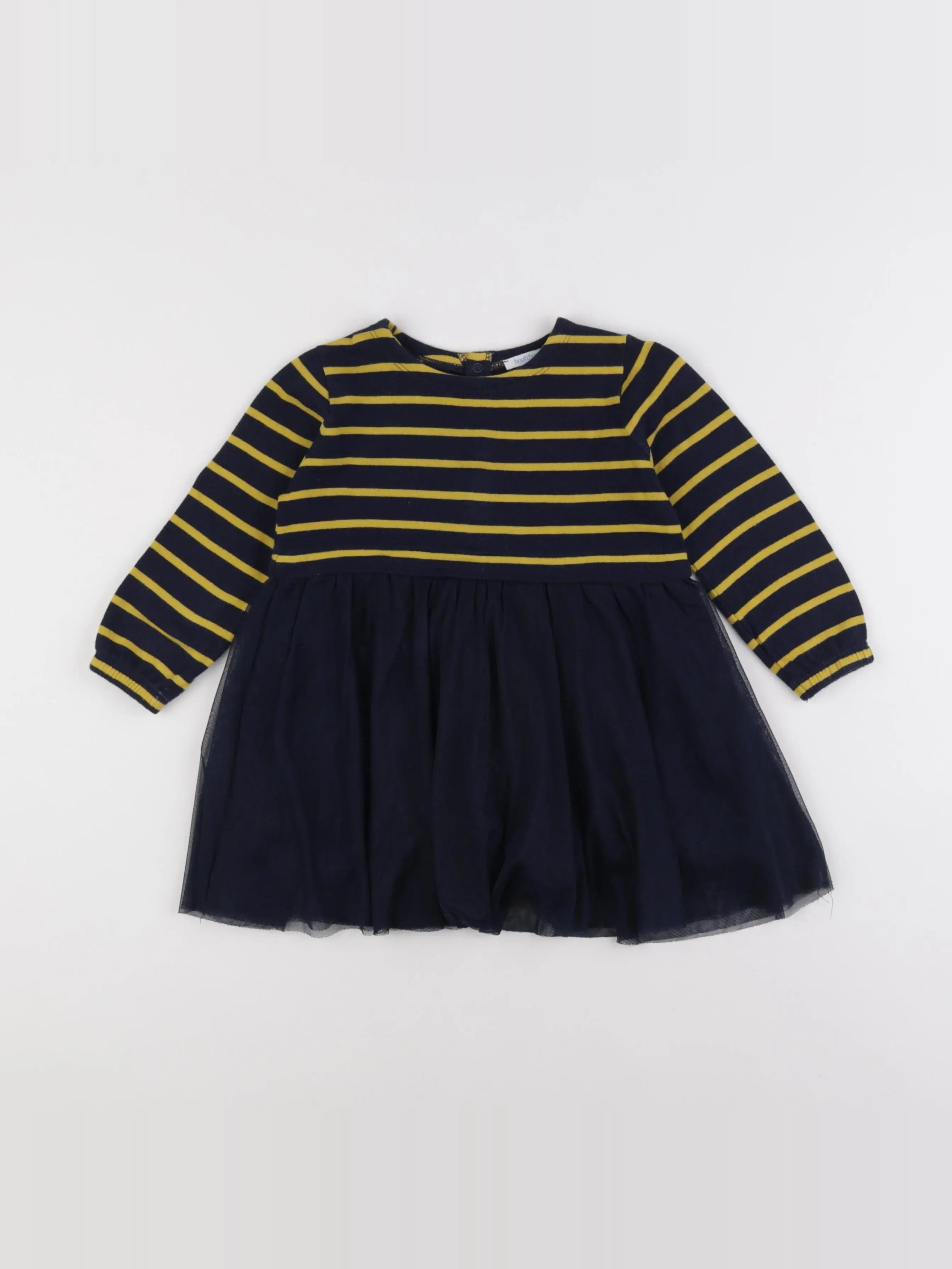 Boutchou - robe bleu, jaune - 18 mois