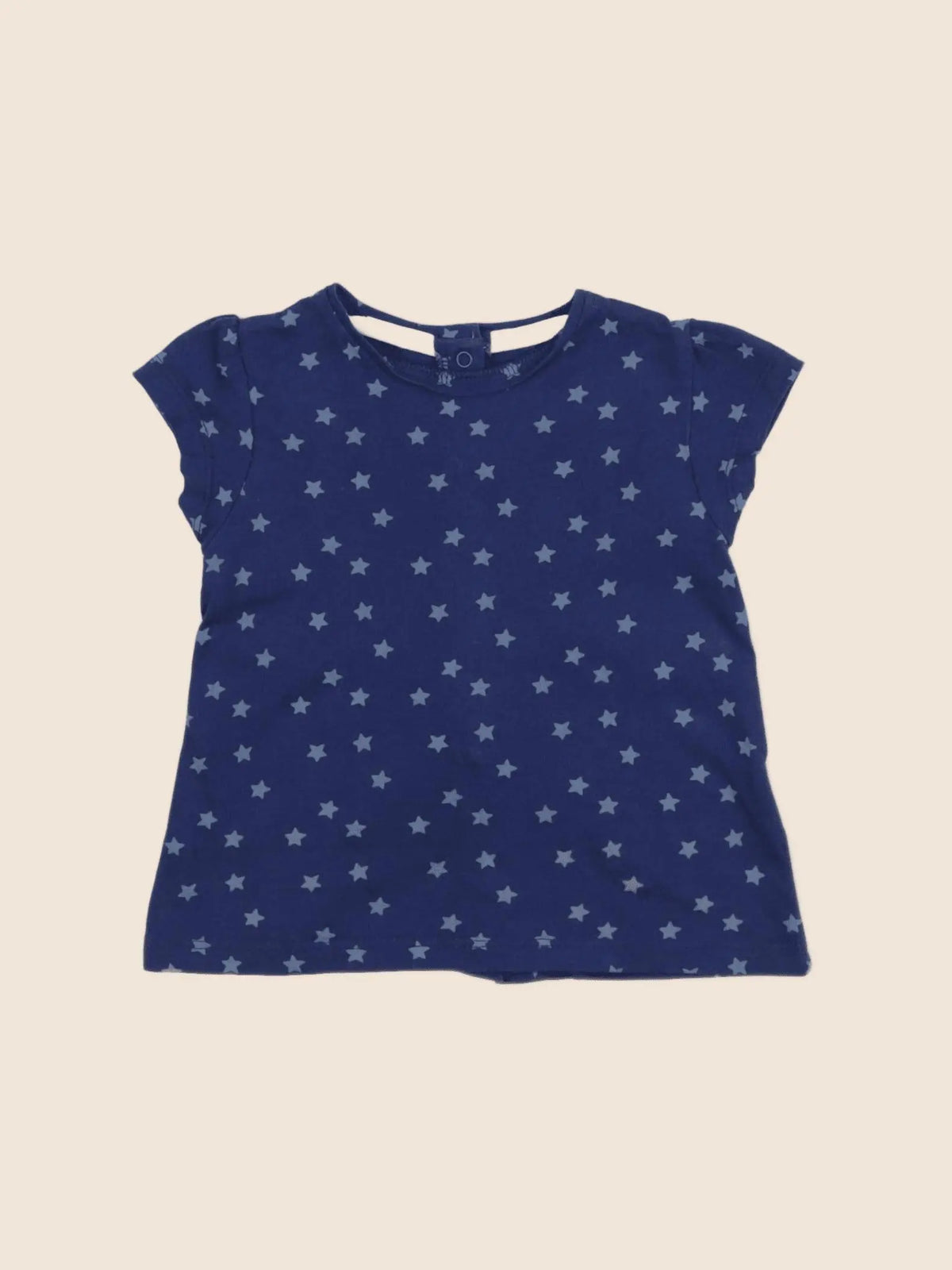 Vertbaudet - tee-shirt bleu - 9 mois
