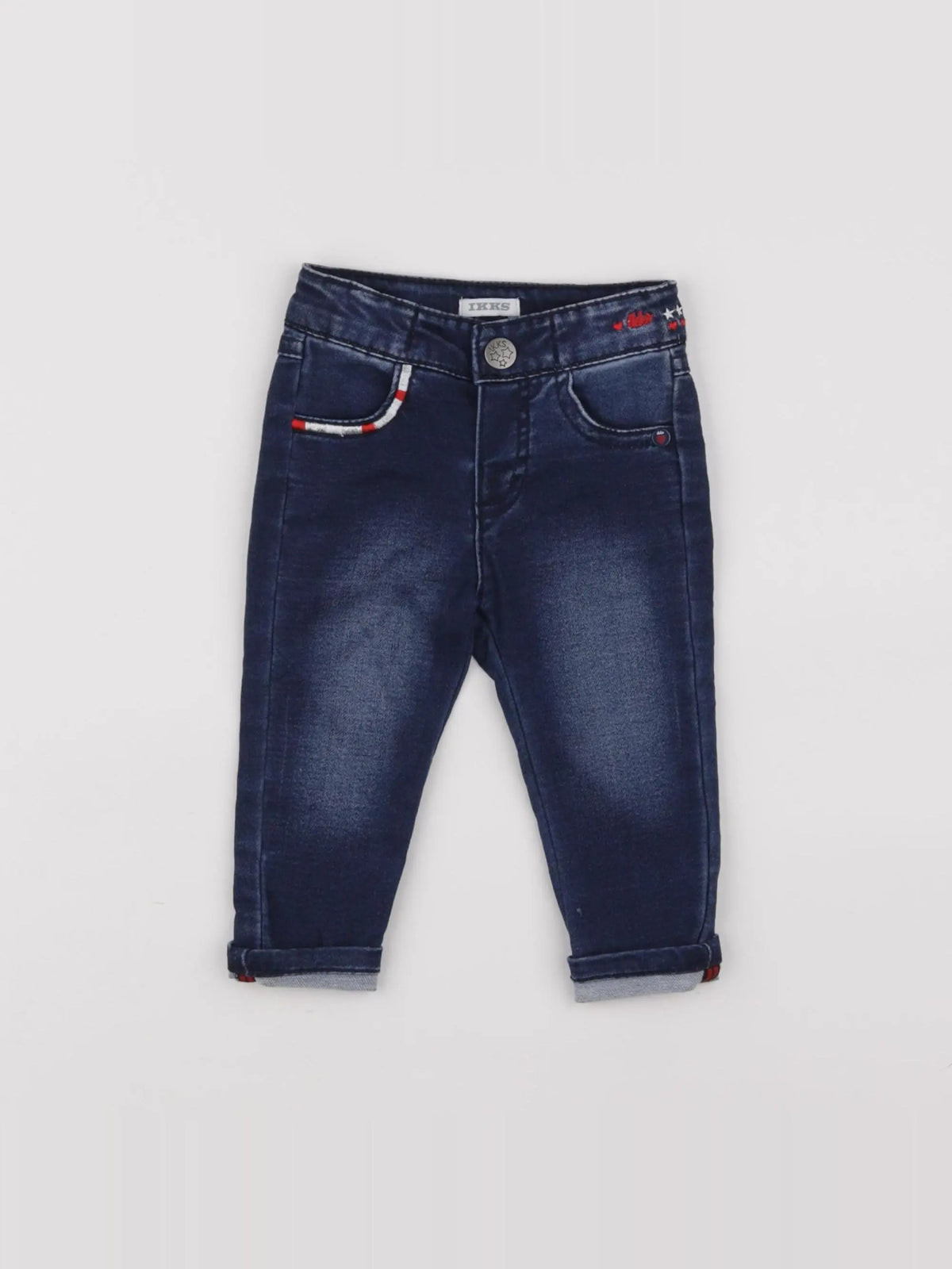 IKKS - jean bleu - 6 mois