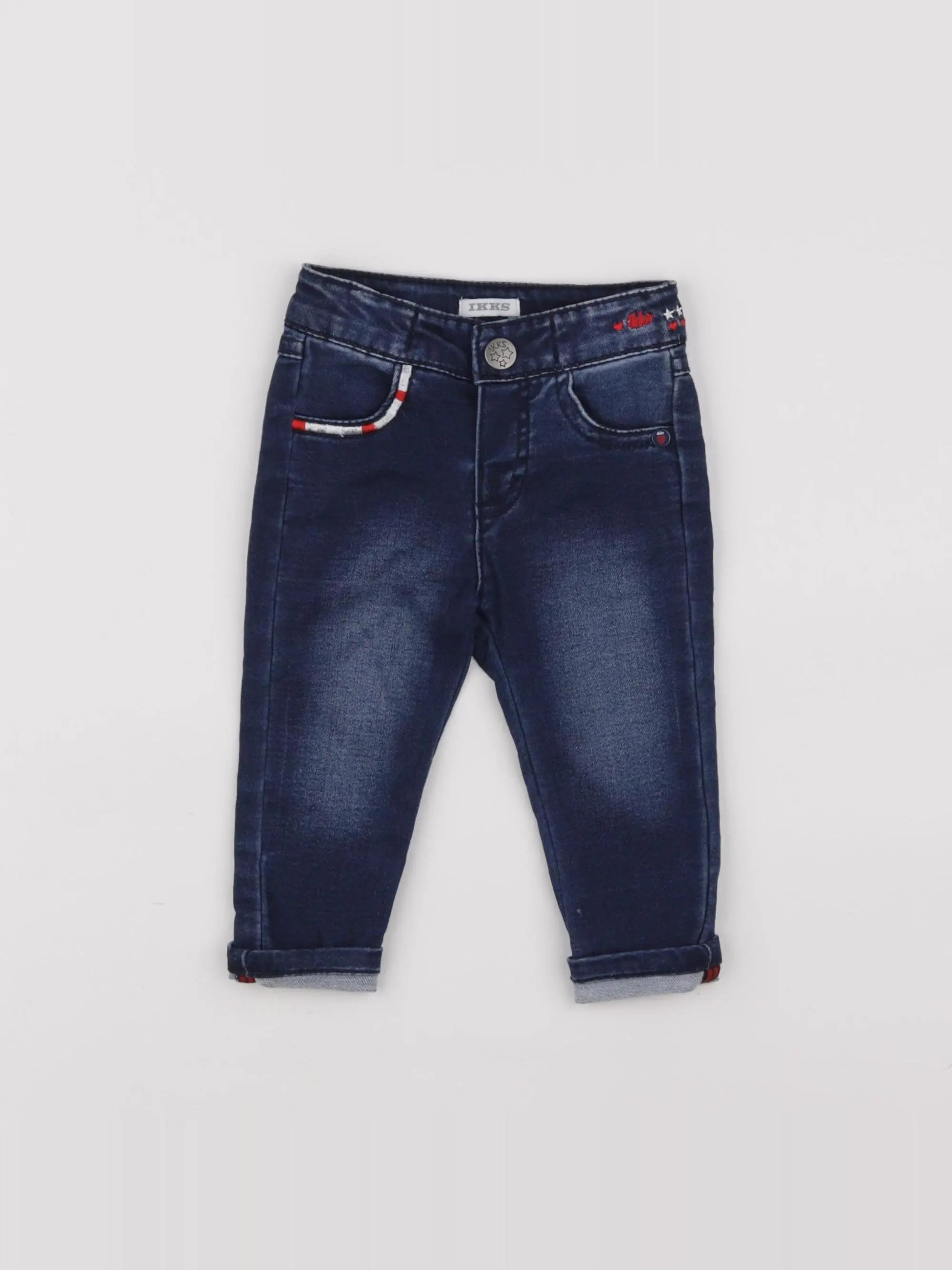 IKKS - jean bleu - 6 mois