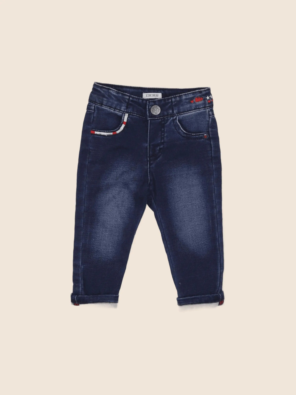 IKKS - jean bleu - 6 mois