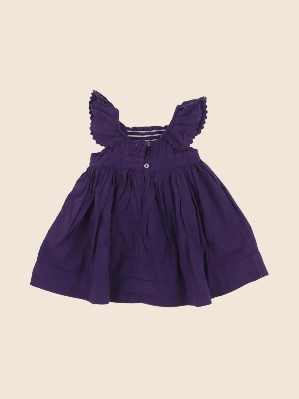 Bonton - robe violet - 6 mois