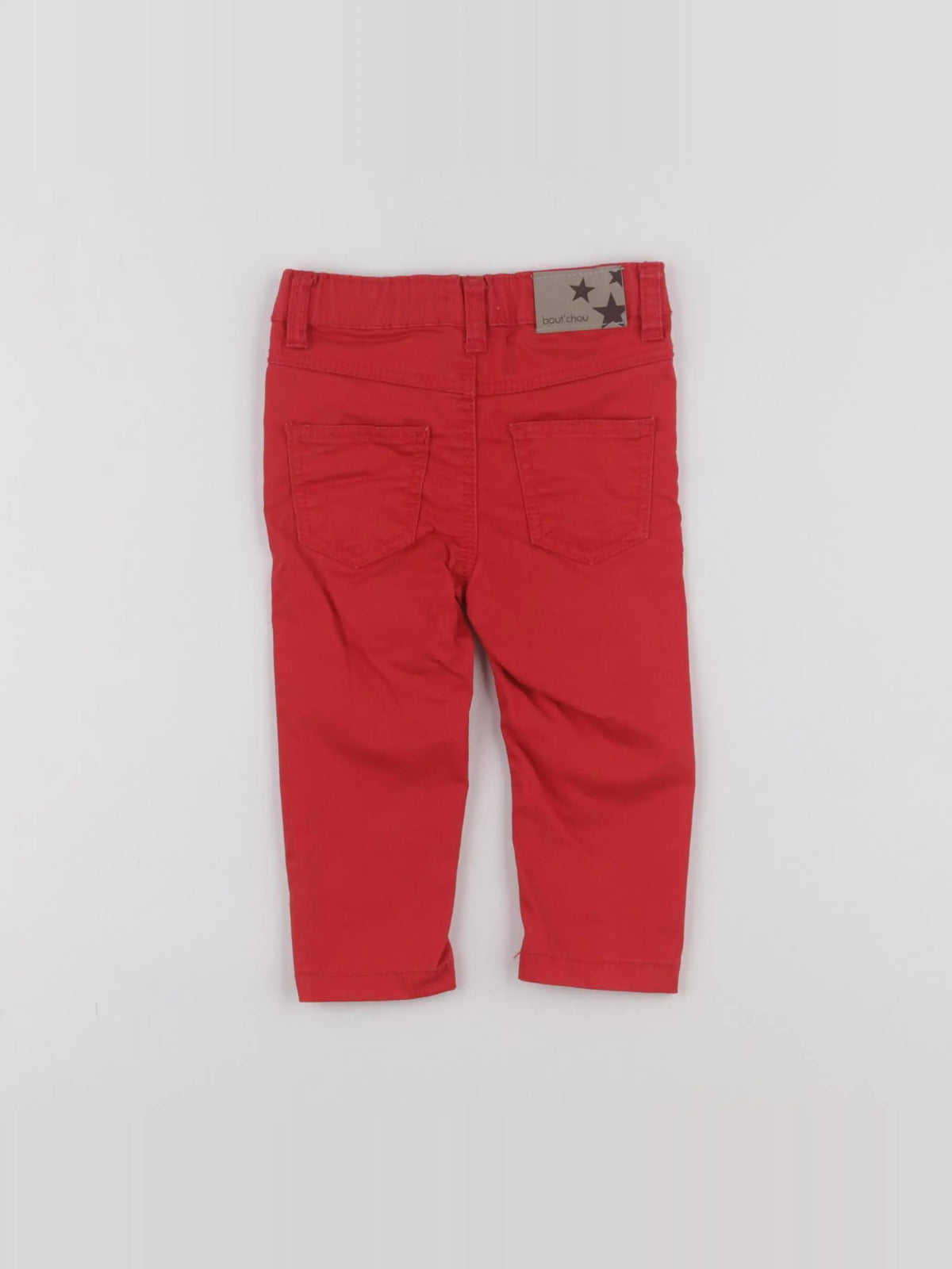 Boutchou - pantalon rouge - 6 mois