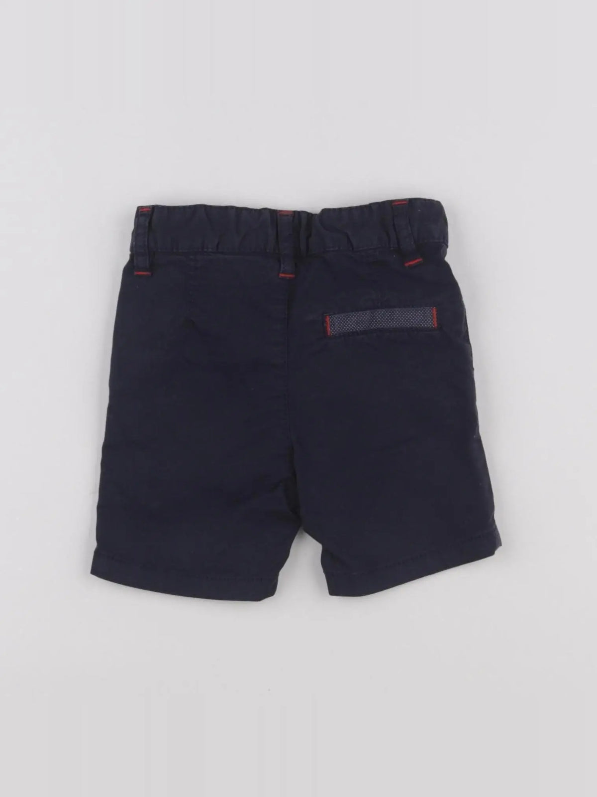 IKKS - short bleu - 6 mois