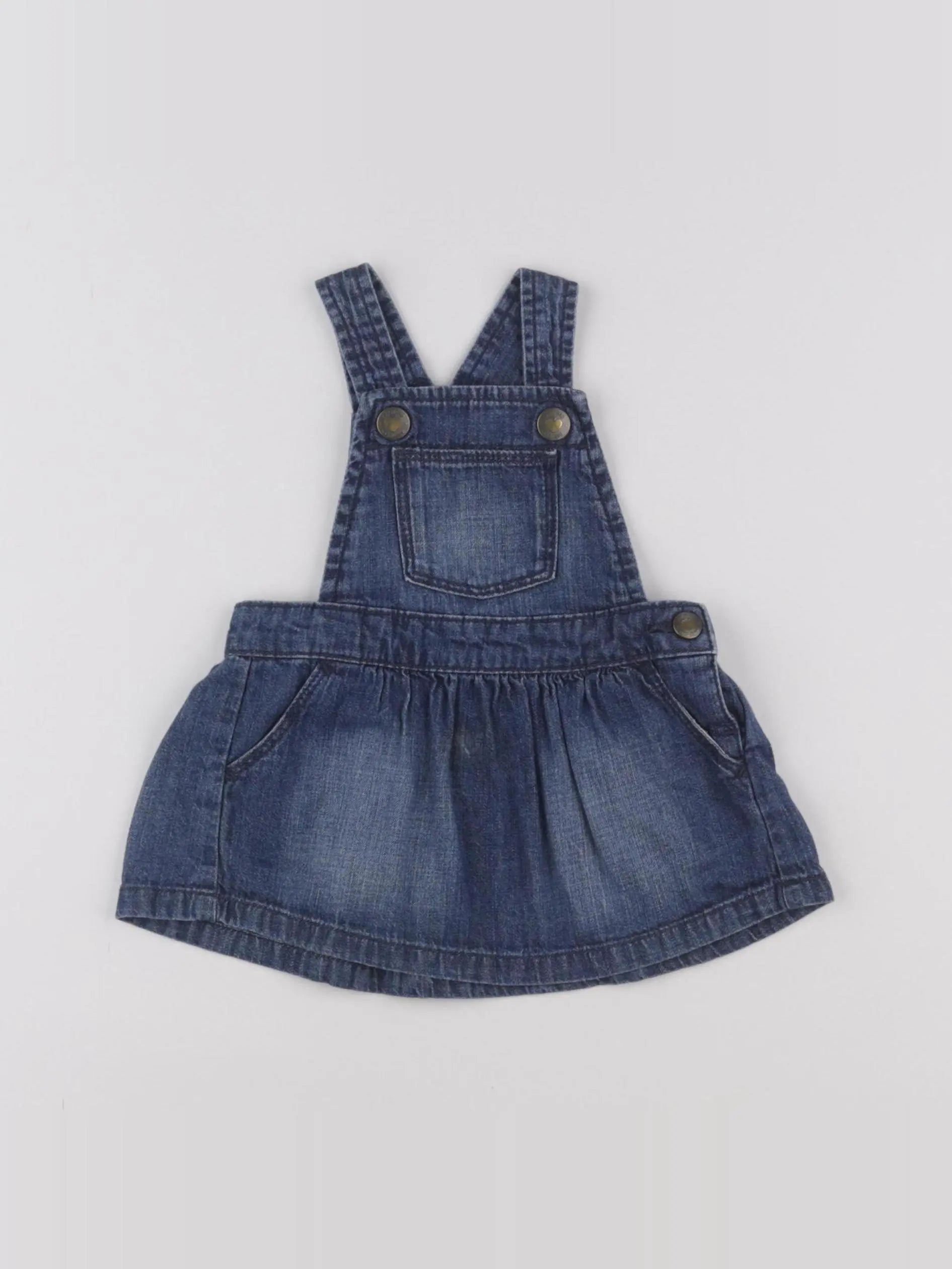 GAP - robe bleu - 3/6 mois