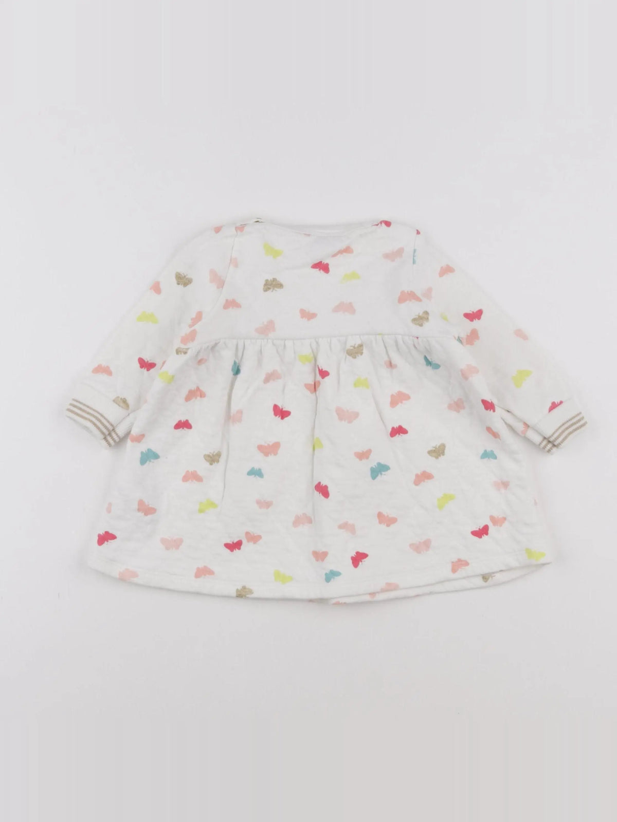 Petit Bateau - robe multicolore - 6 mois