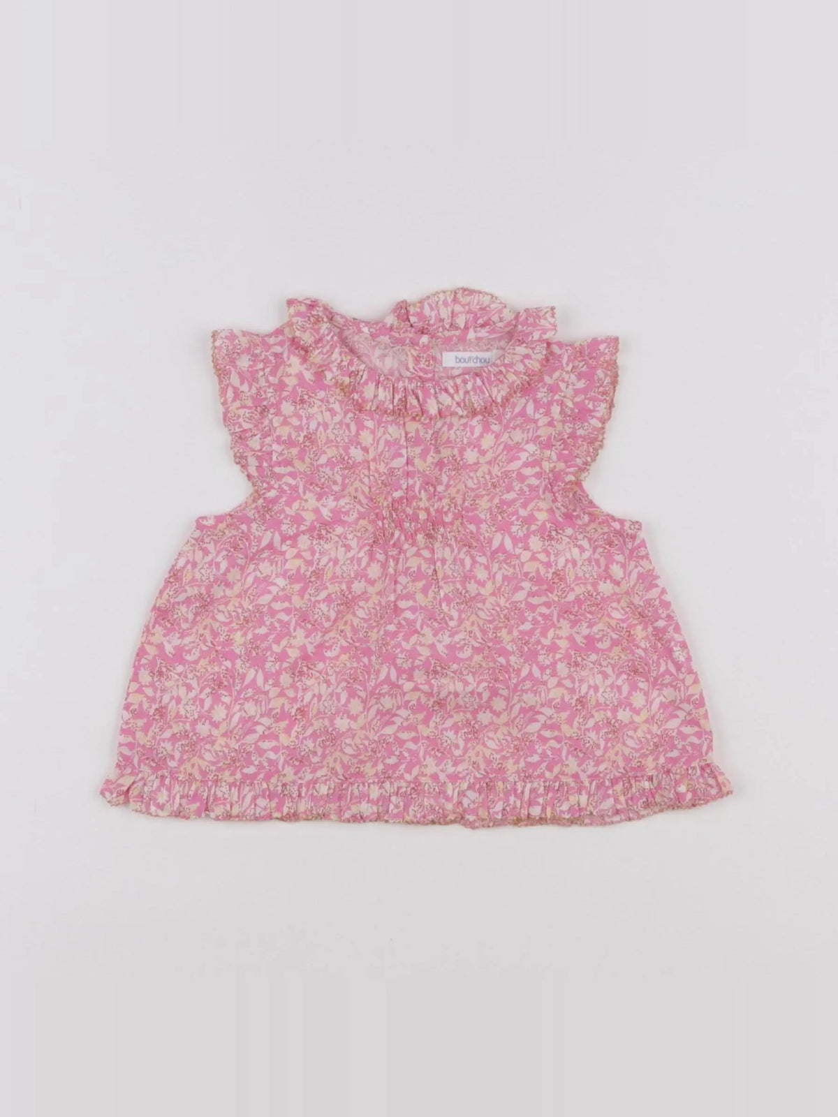 Boutchou - blouse rose - 6 mois