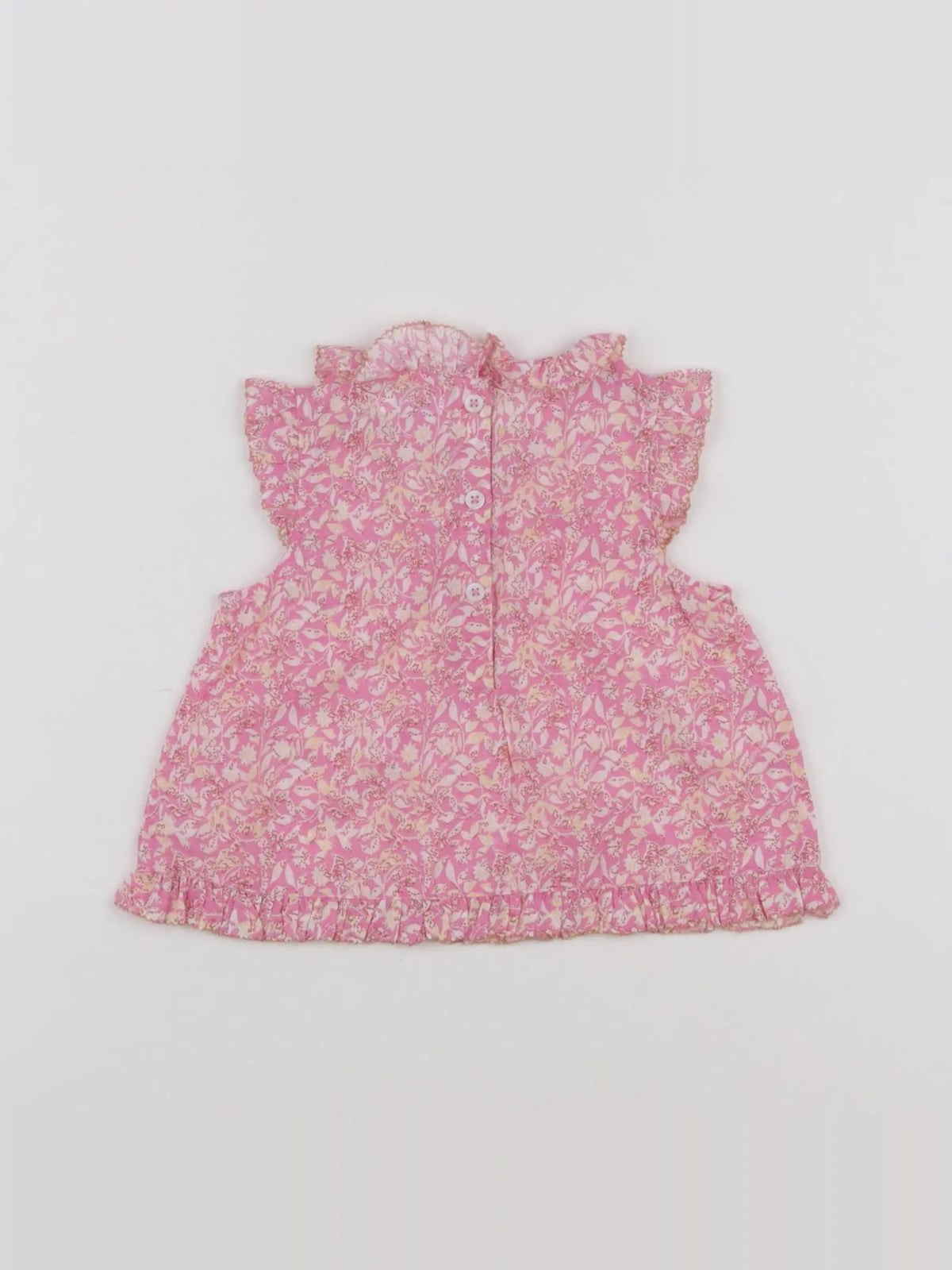 Boutchou - blouse rose - 6 mois