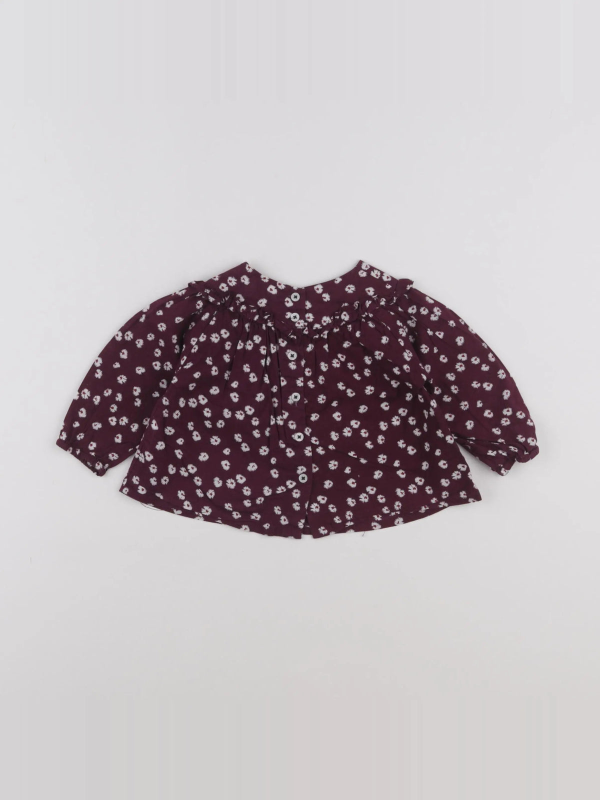 Boutchou - blouse violet - 6 mois