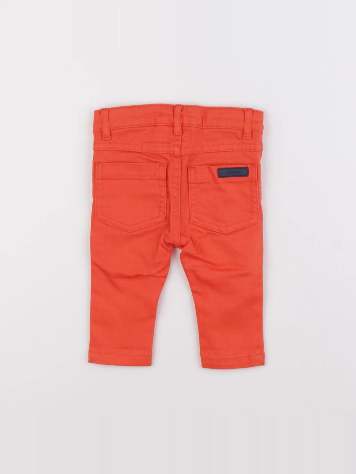 Jacadi - jean orange - 6 mois