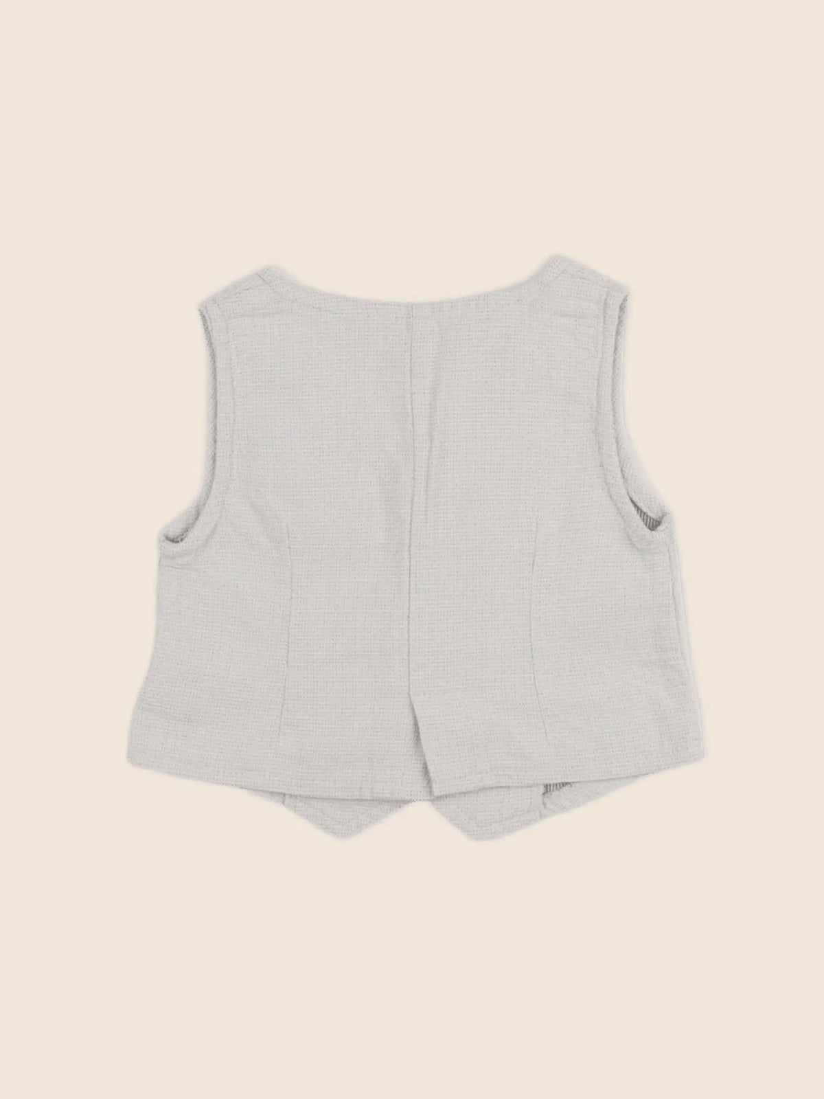 Vertbaudet - gilet beige - 9 mois