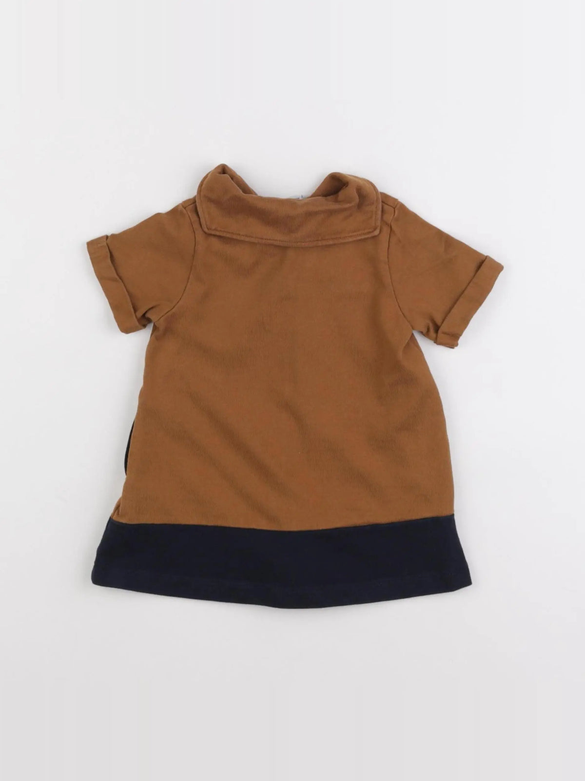Petit Bateau - robe marron - 6 mois