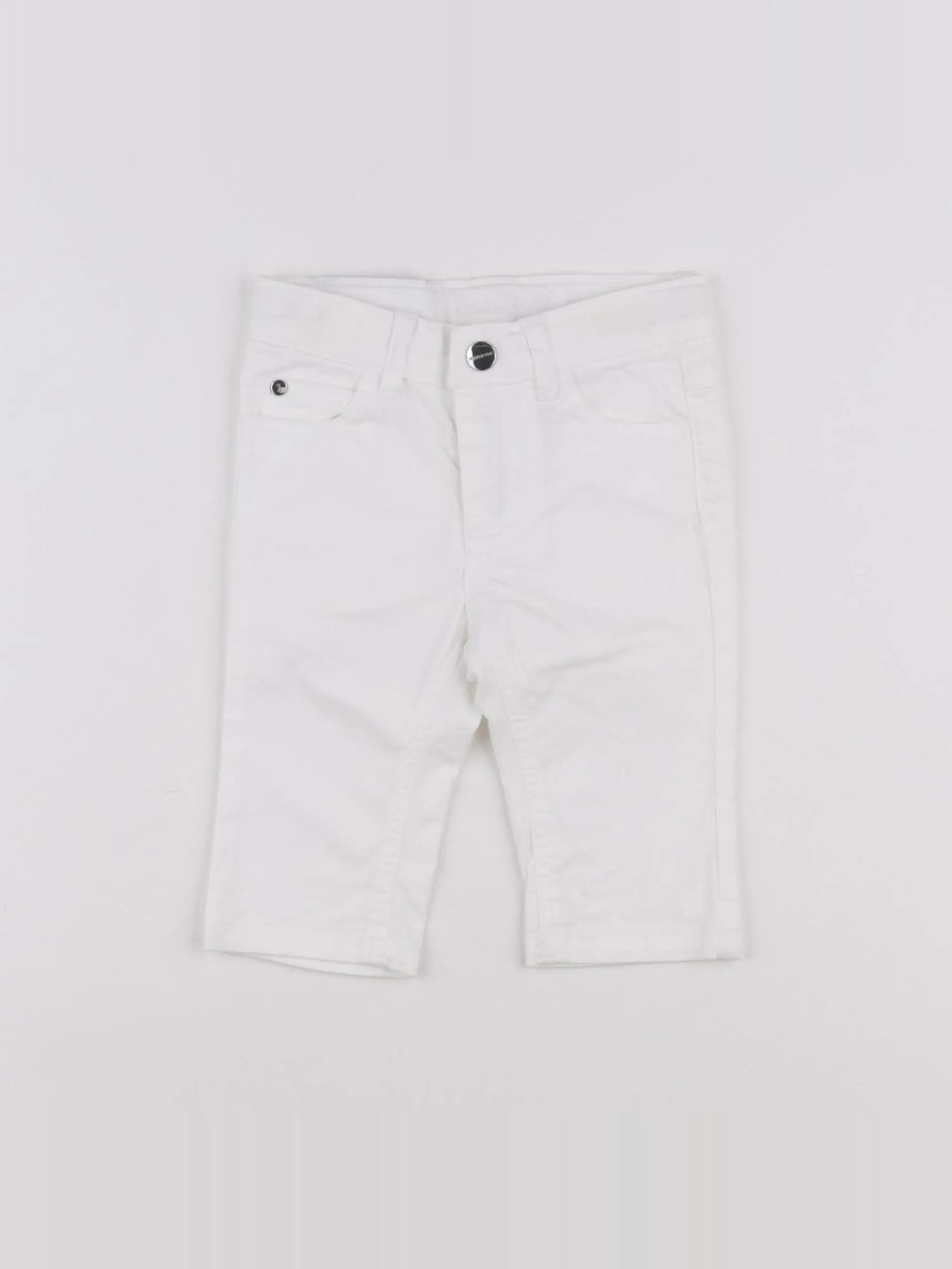 Jacadi - jean blanc - 6 mois