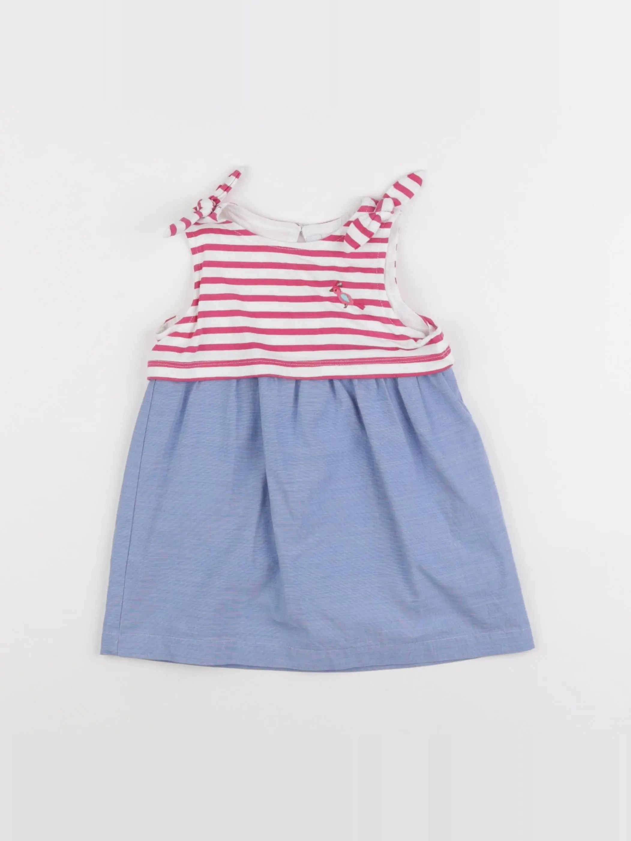 Cadet Rousselle - robe bleu - 12 mois