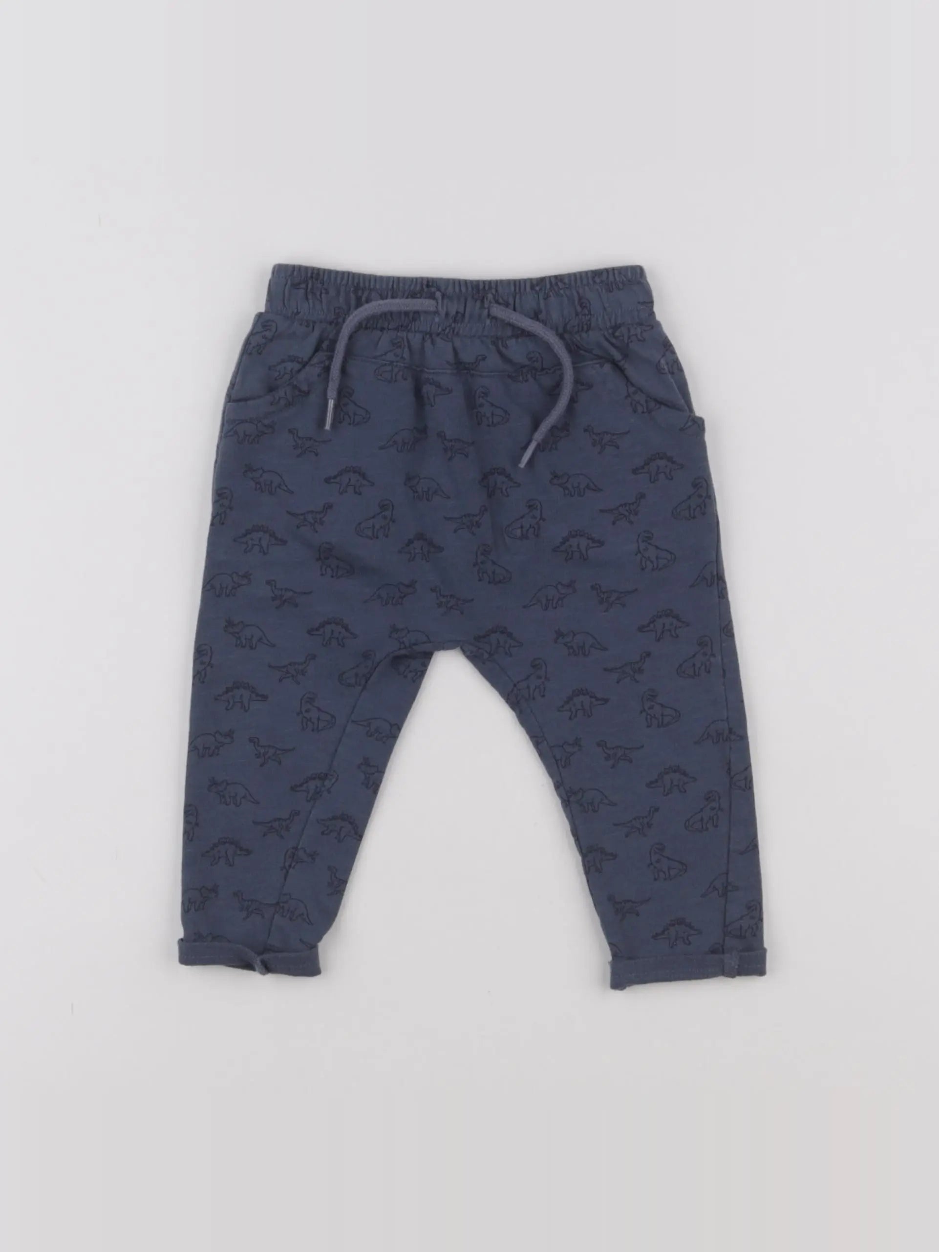 Vertbaudet - pantalon bleu - 9 mois