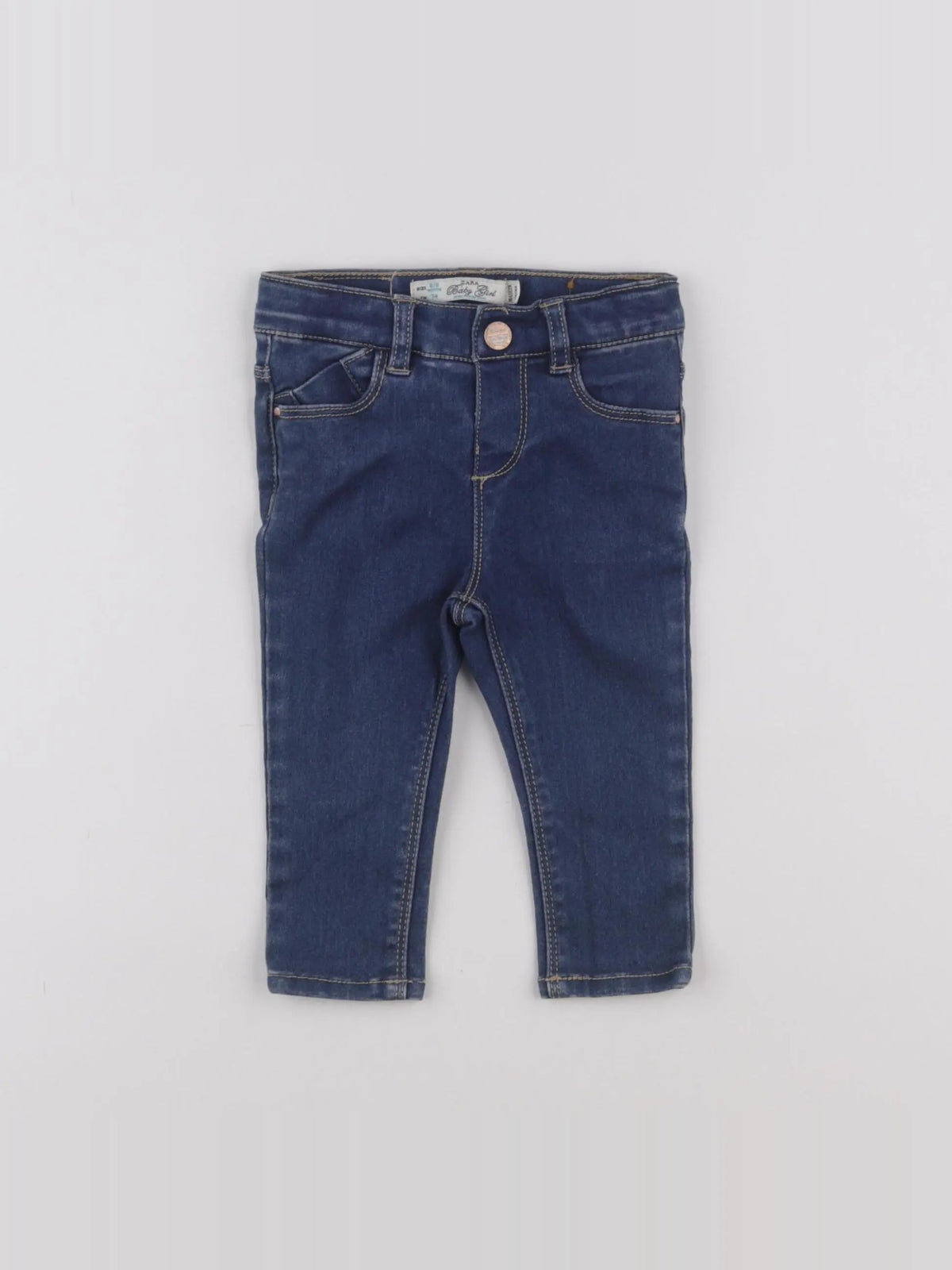 Zara - jean bleu - 6/9 mois