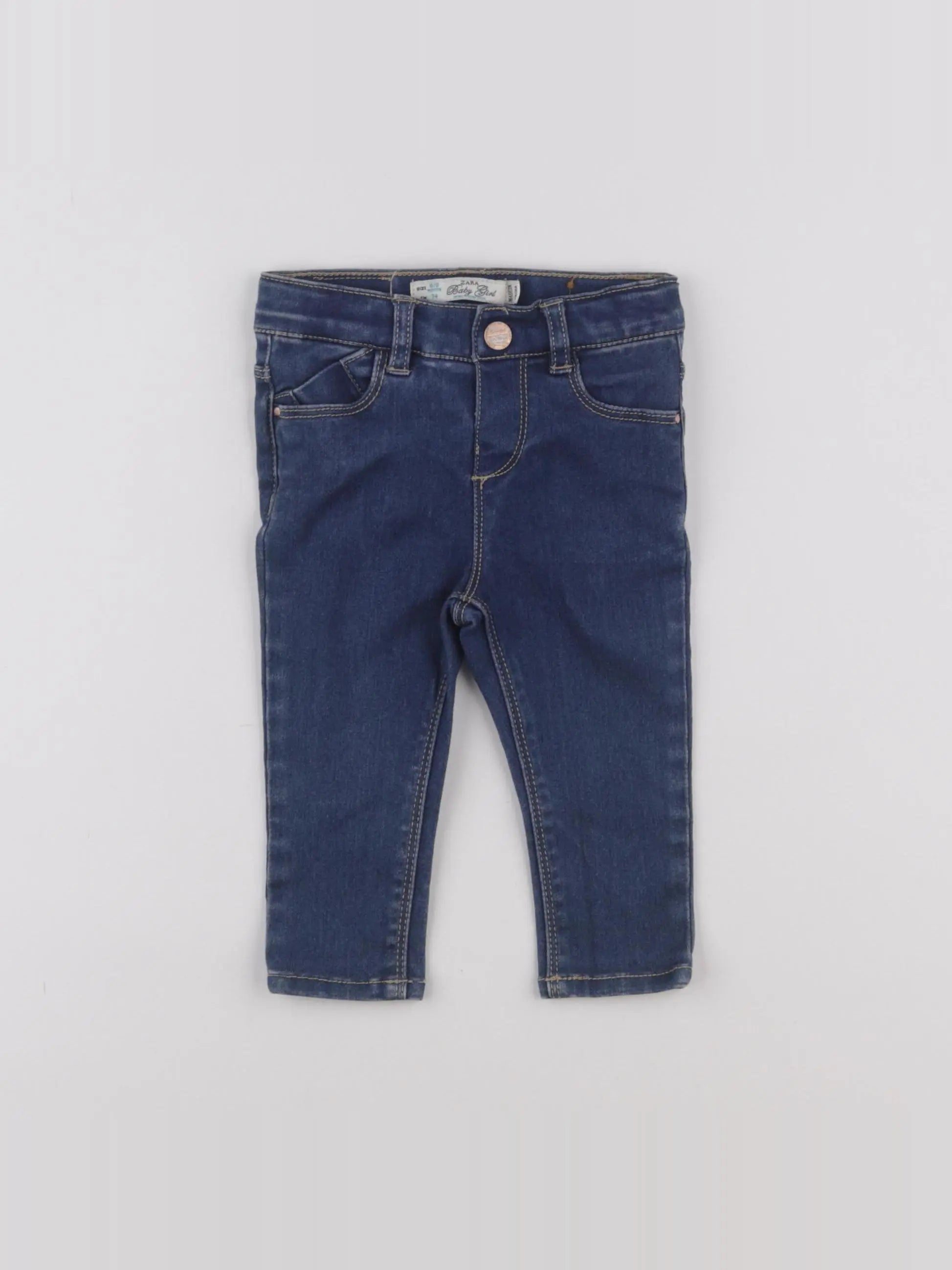 Zara - jean bleu - 6/9 mois