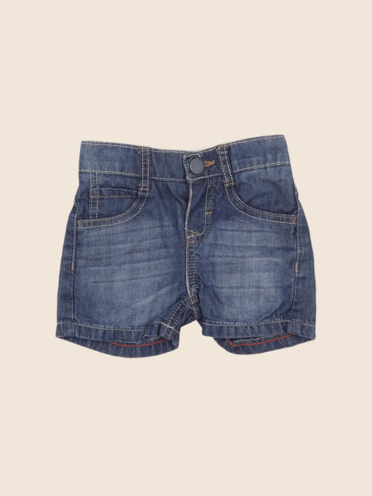 Levi's - short bleu - 12 mois