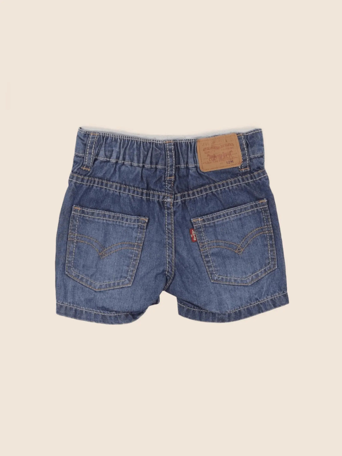 Levi's - short bleu - 12 mois
