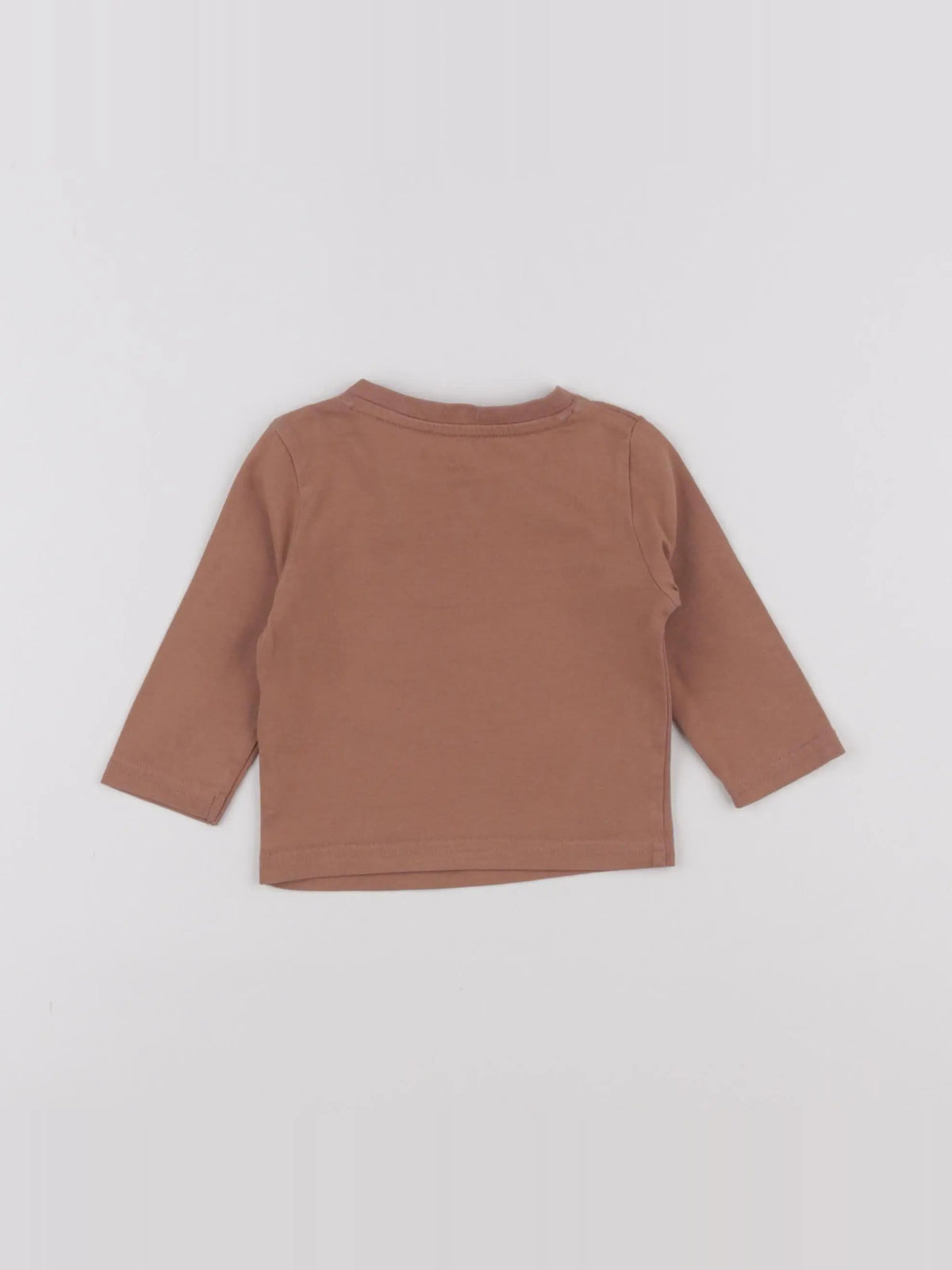 Vertbaudet - tee-shirt marron - 3 mois