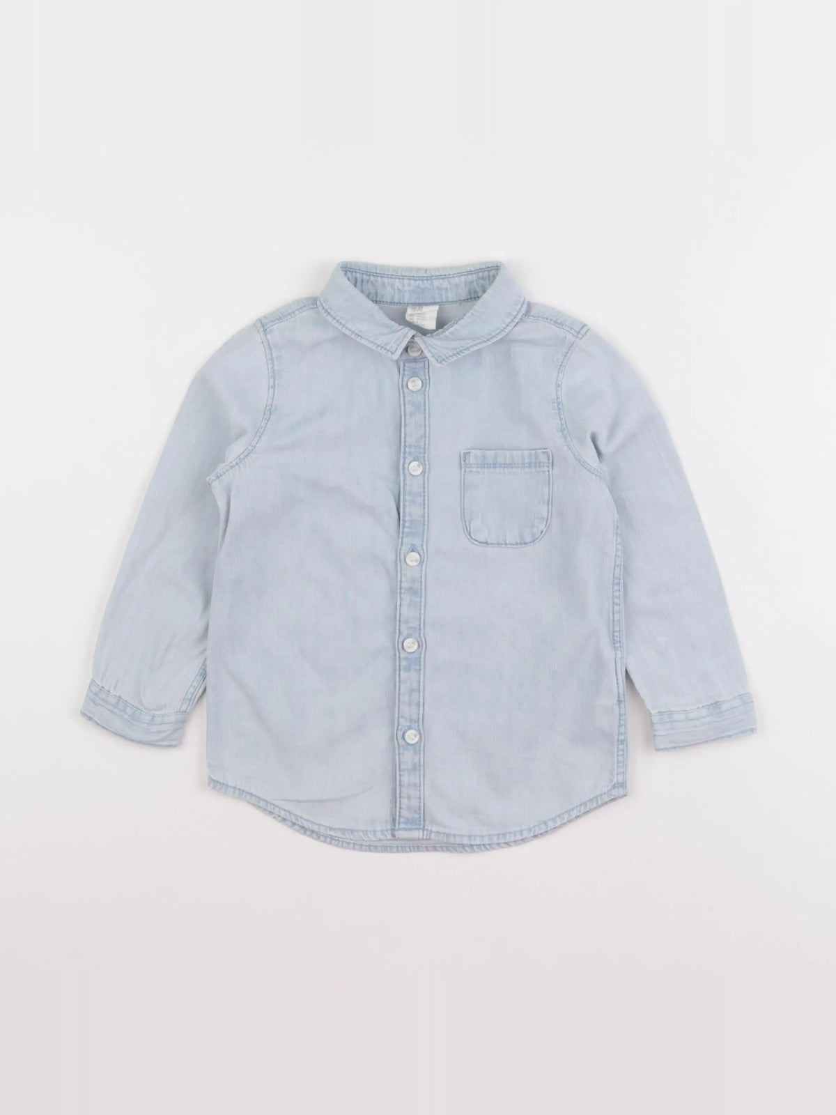 H&M - chemise bleu - 18/24 mois