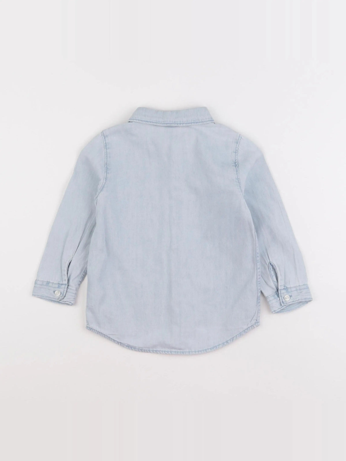H&M - chemise bleu - 18/24 mois