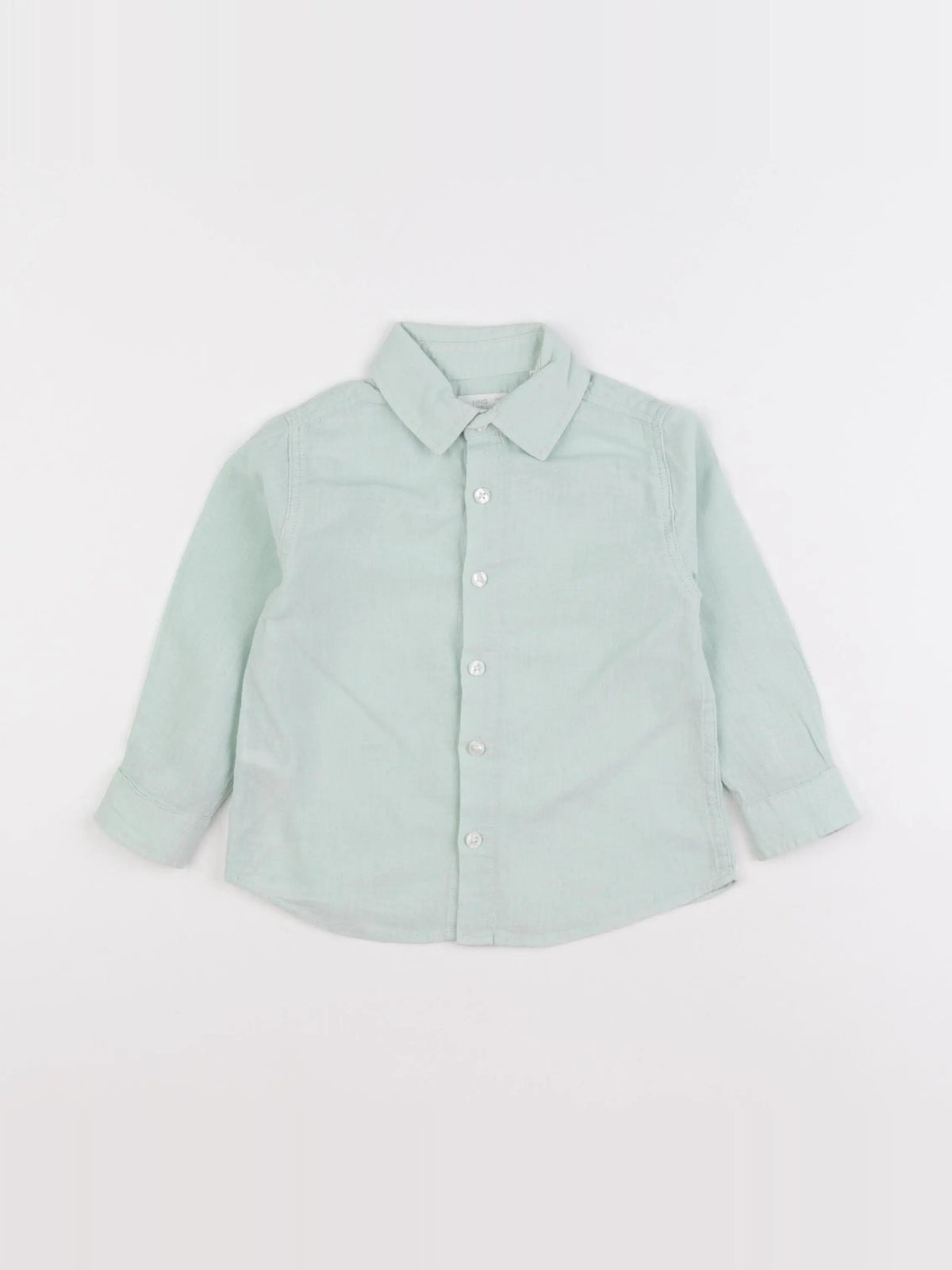 Mango - chemise vert - 18/24 mois