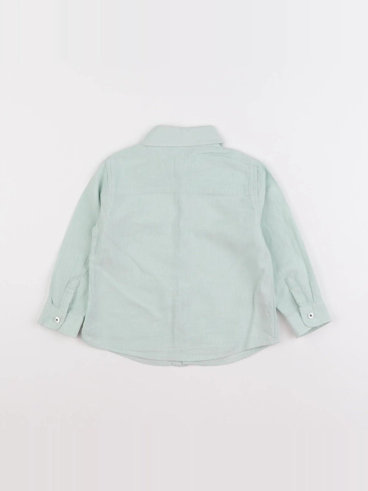 Mango - chemise vert - 18/24 mois
