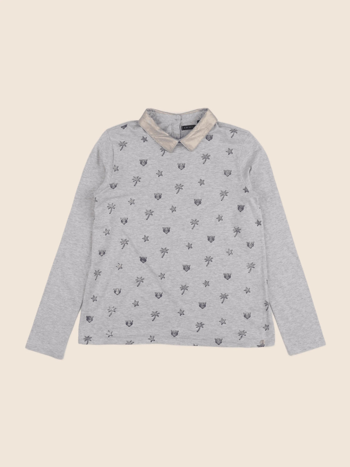 IKKS - tee-shirt gris - 12 ans