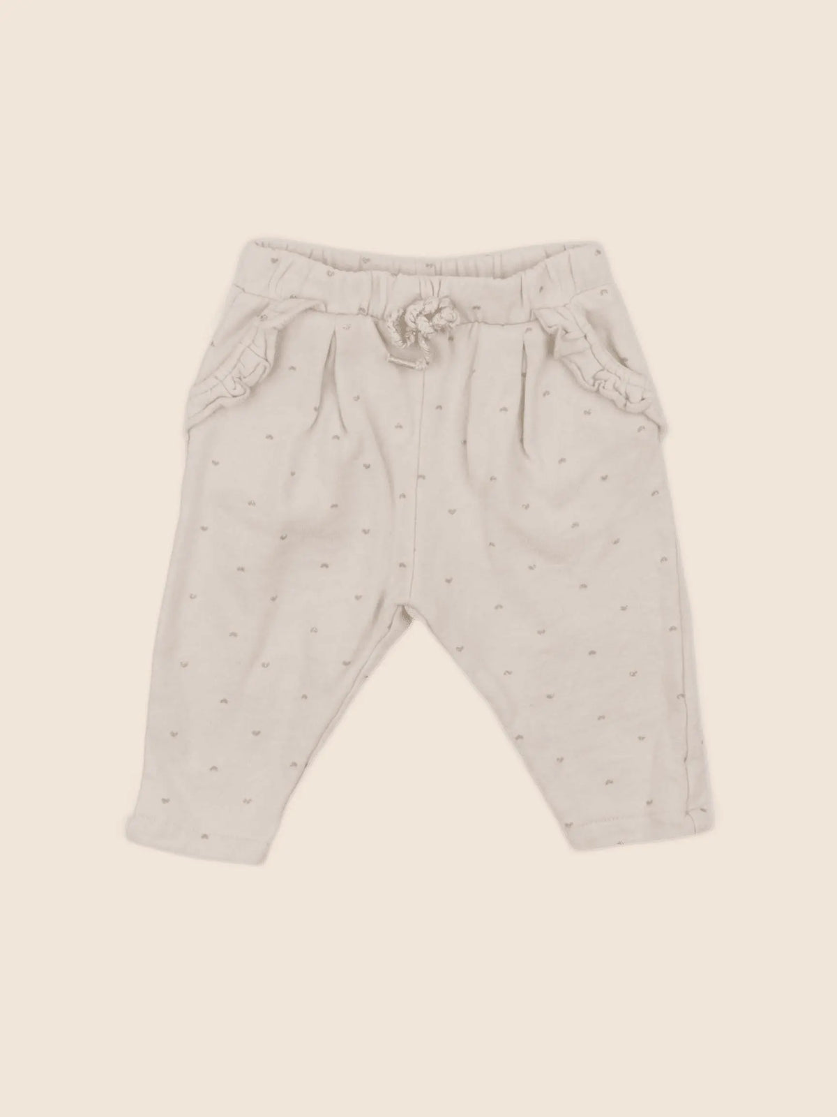 Vertbaudet - pantalon beige - 6 mois