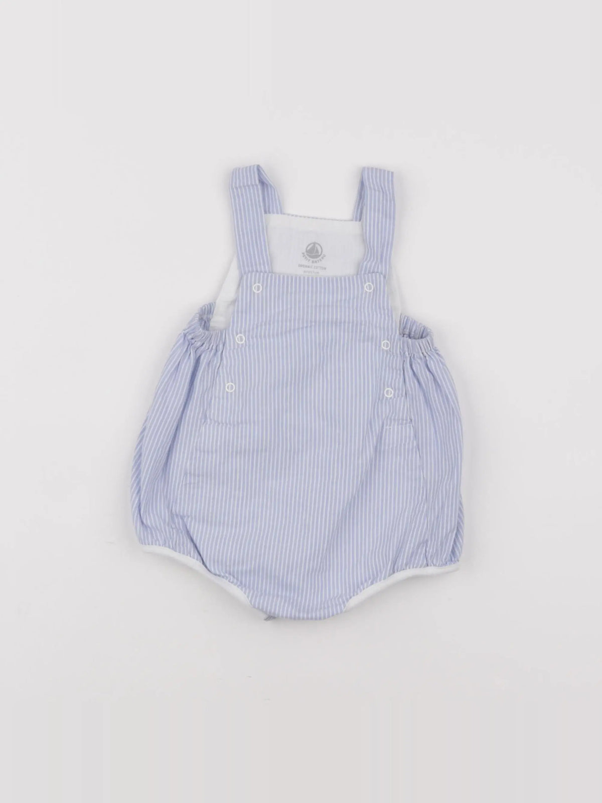 Petit Bateau - salopette bleu - 6 mois