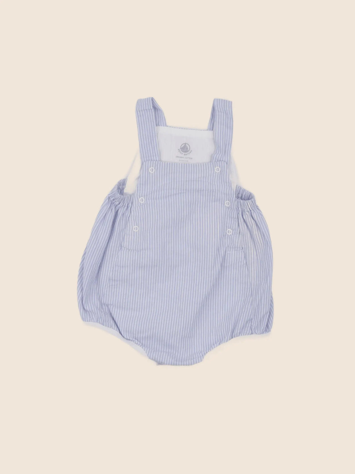 Petit Bateau - salopette bleu - 6 mois