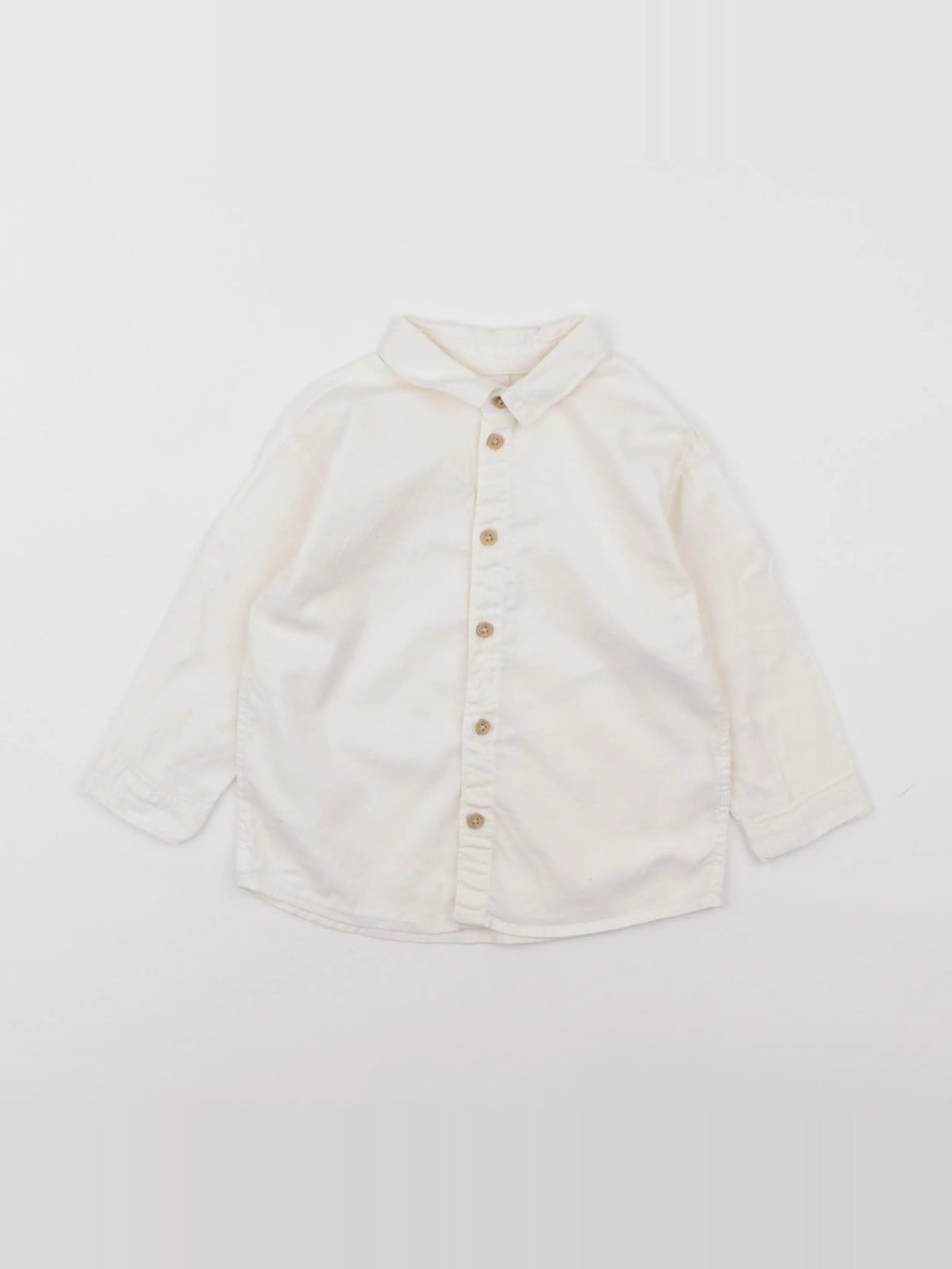 H&M - chemise blanc - 12/18 mois