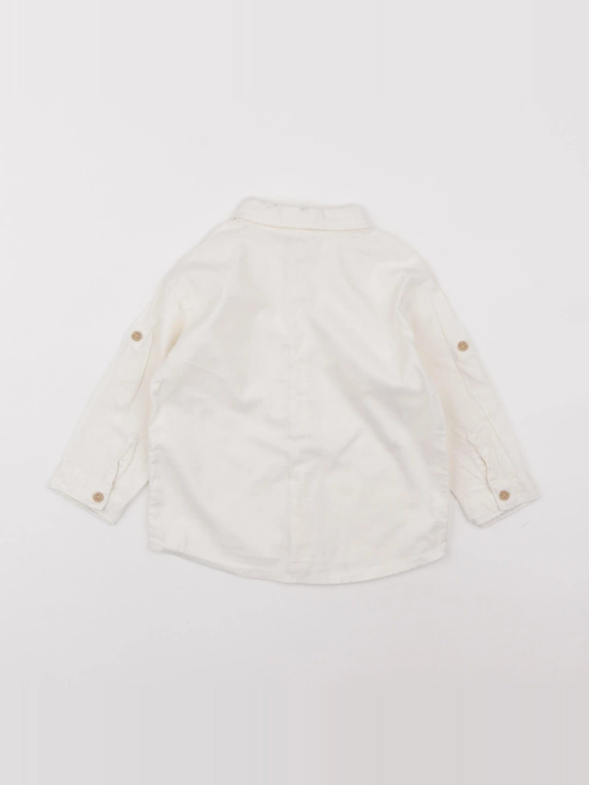 H&M - chemise blanc - 12/18 mois